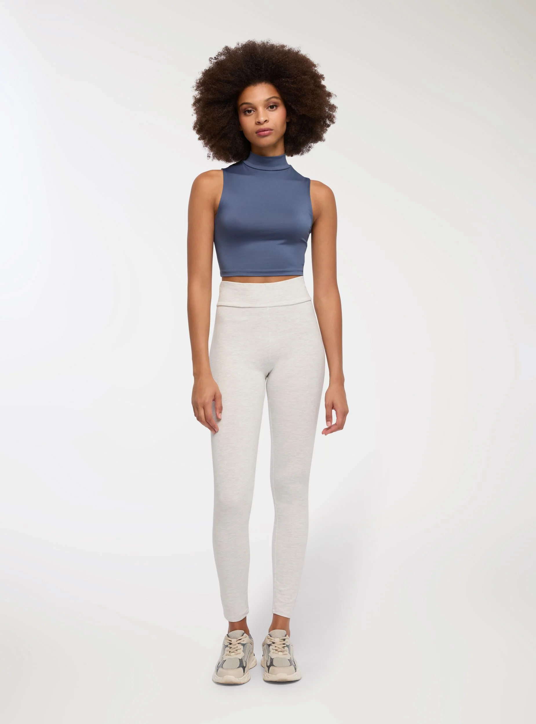 Leggings lunghi vita alta - Image 2