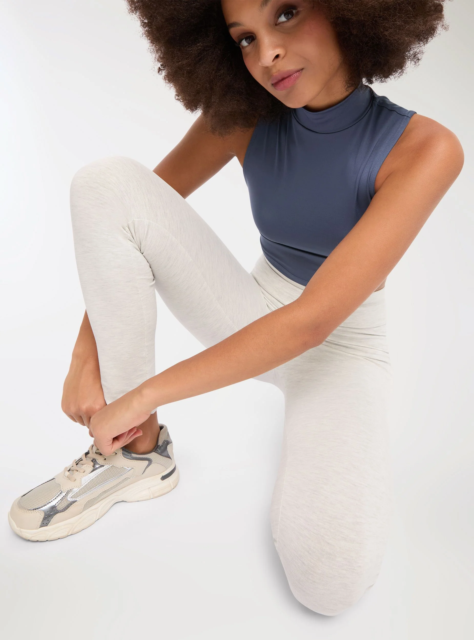 Leggings lunghi vita alta - Image 3