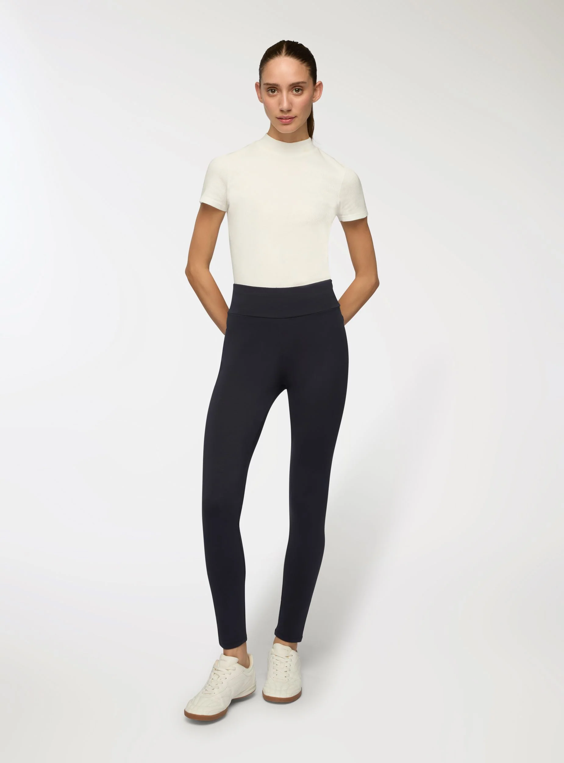 Leggings lunghi vita alta - Image 2