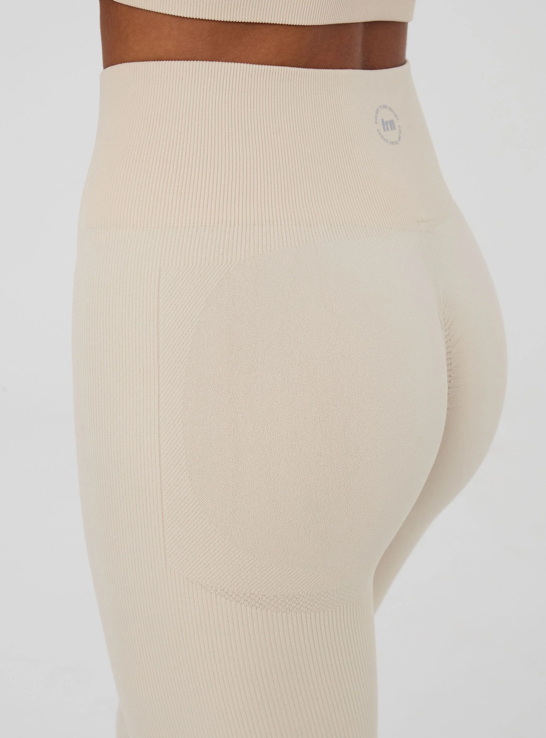 Leggings sportivi a costine con arriccio sul retro - Image 4