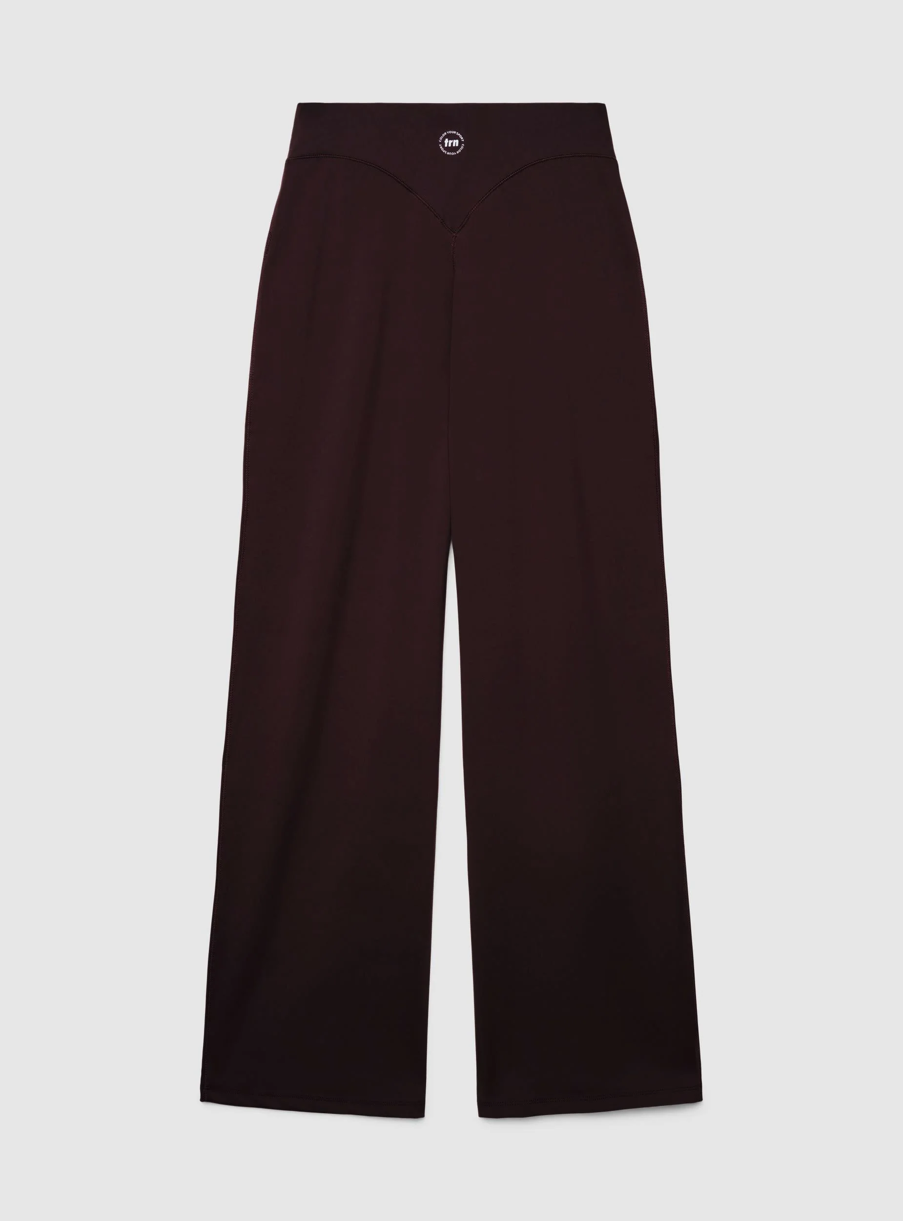 Leggings sportivo a gamba ampia tinta unita - Image 4