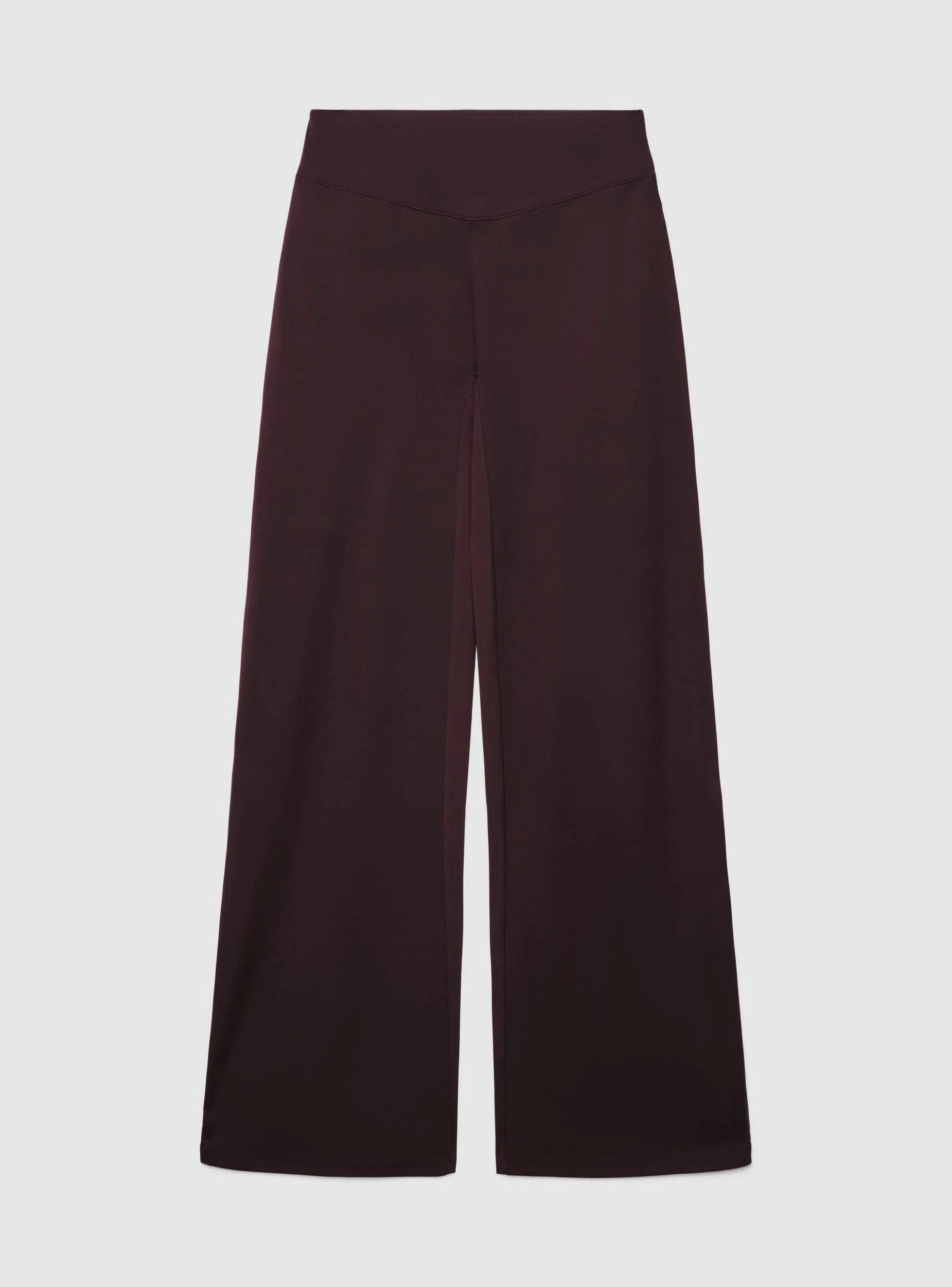 Leggings sportivo a gamba ampia tinta unita - Image 5