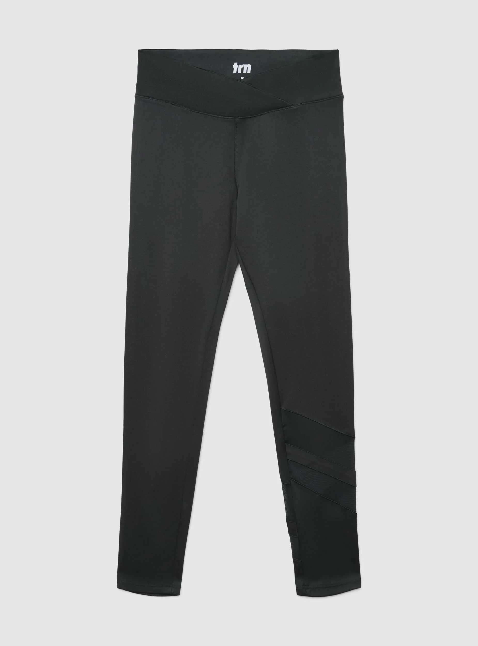 Leggings sportivo con inserto in tulle - Image 4