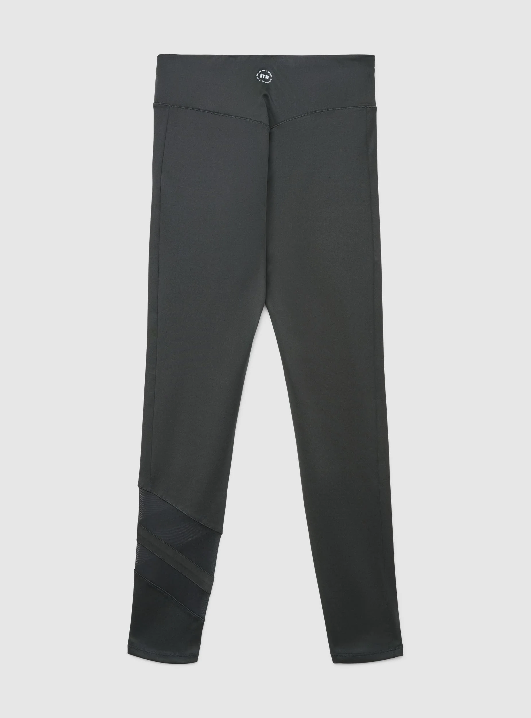 Leggings sportivo con inserto in tulle - Image 5