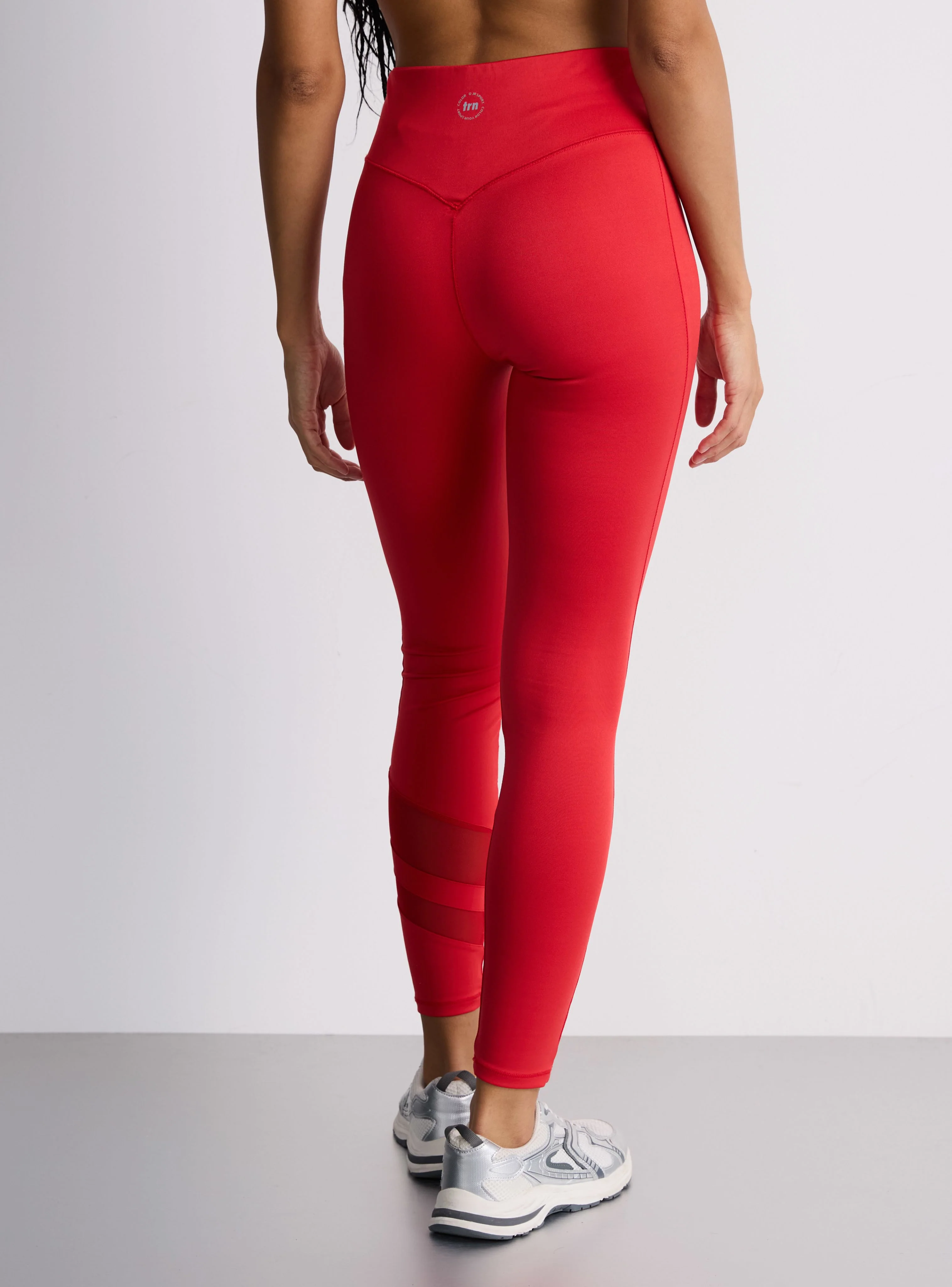 Leggings sportivo con inserto in tulle - Image 3