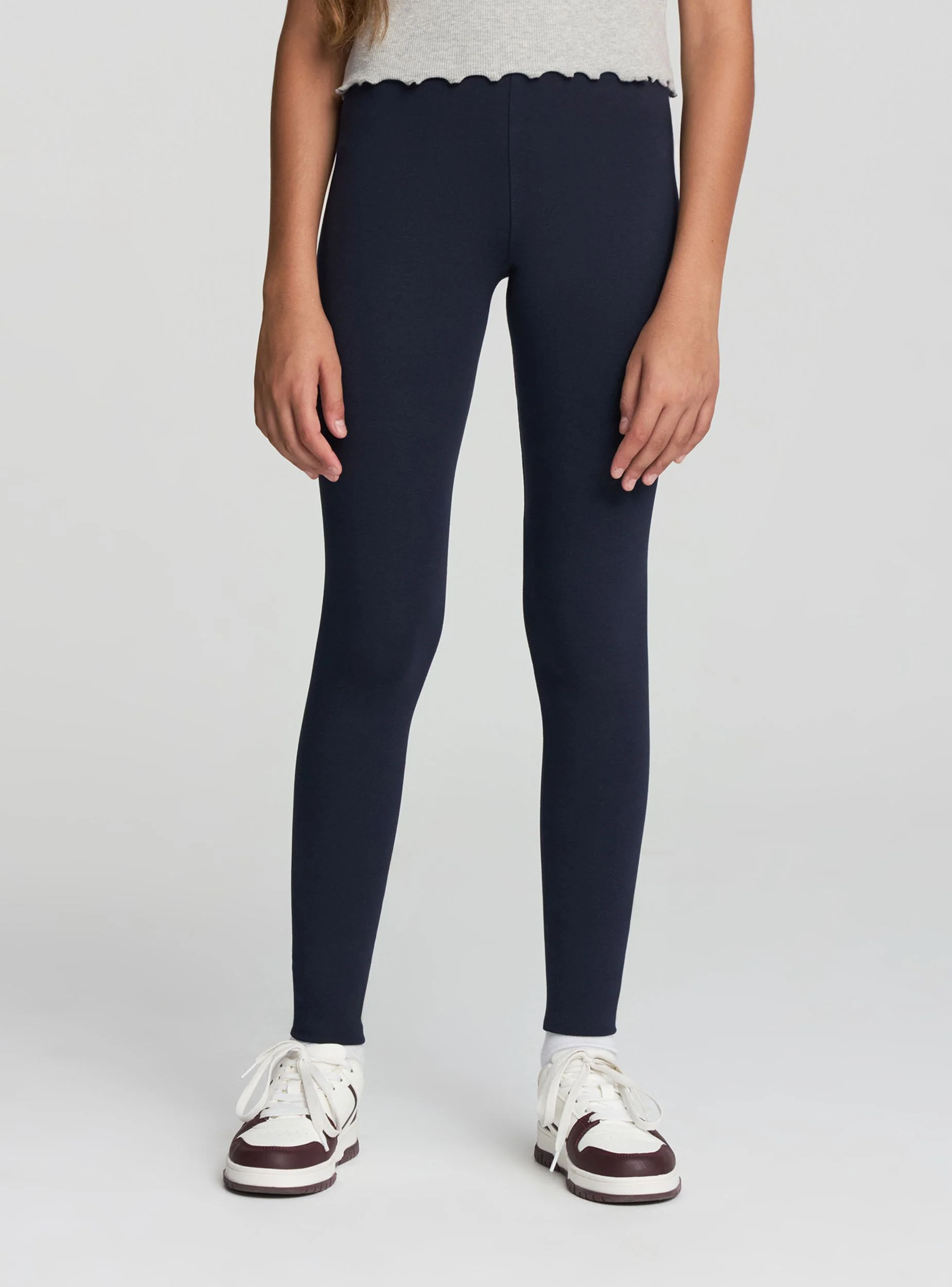 Leggings stretch tinta unita