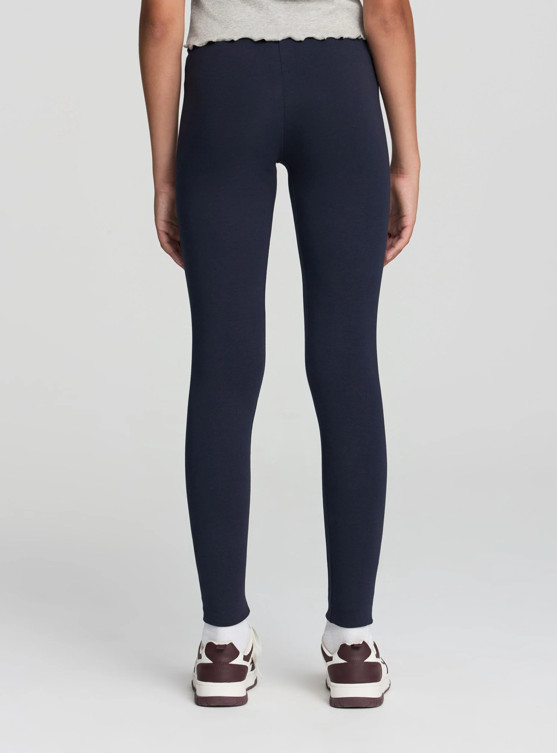 Leggings stretch tinta unita - Image 3