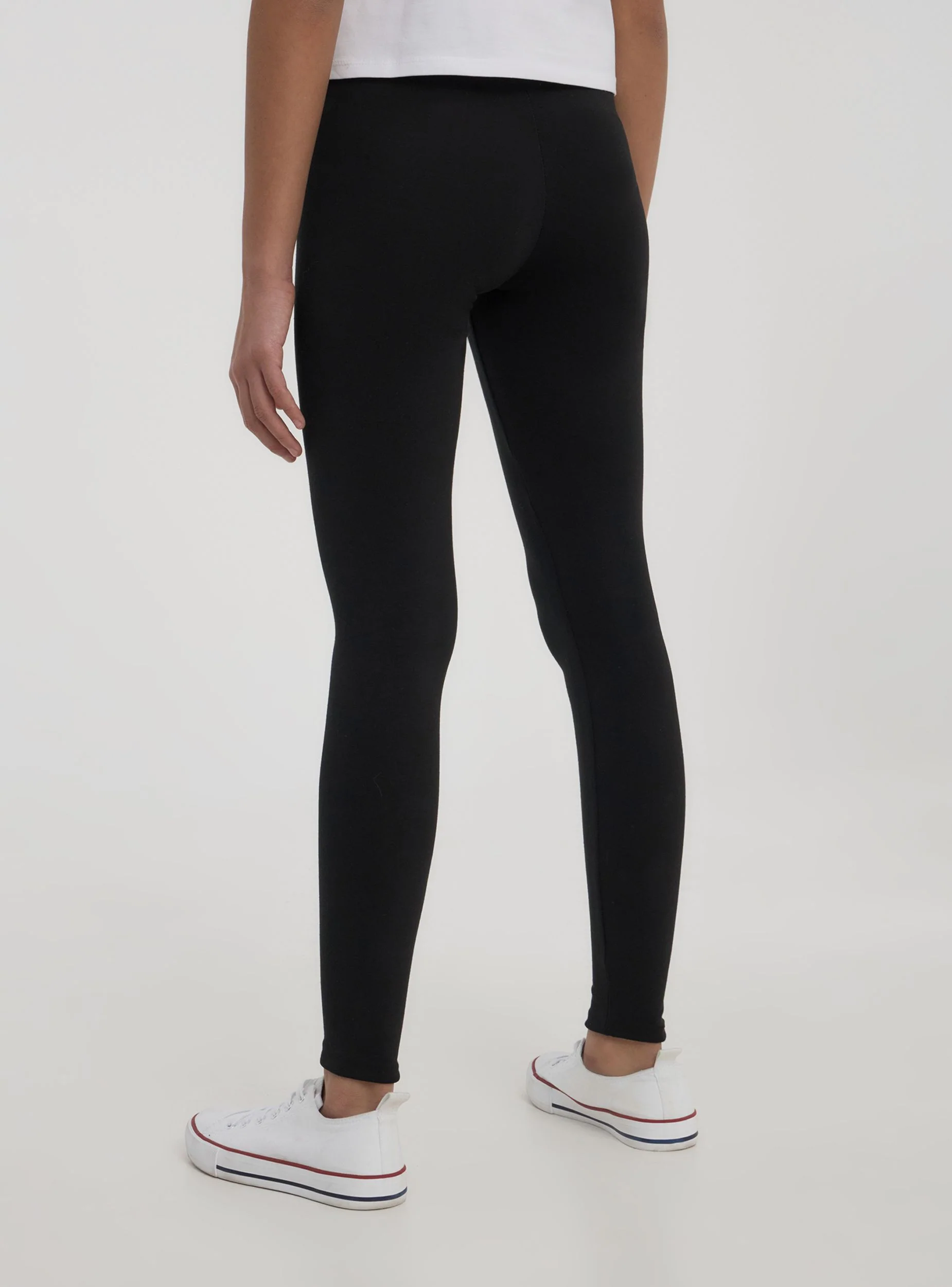 Leggings stretch tinta unita - Image 3