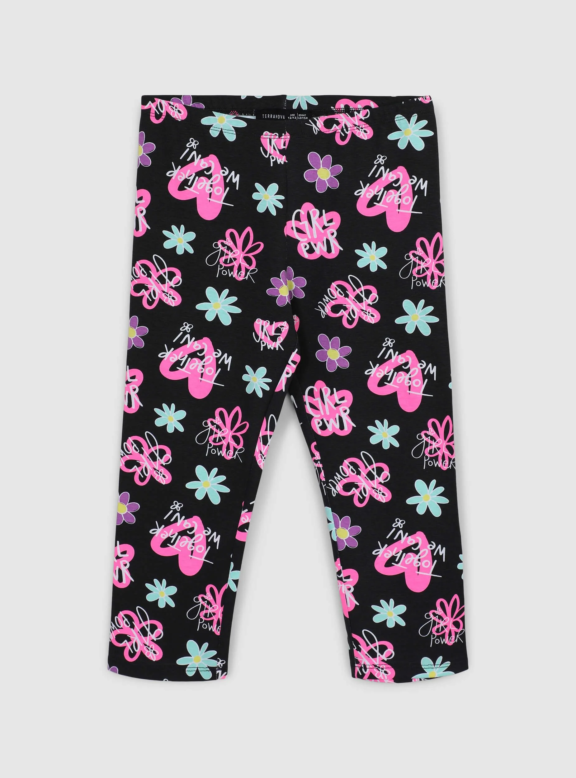 Leggings tre quarti con fiori - Image 6