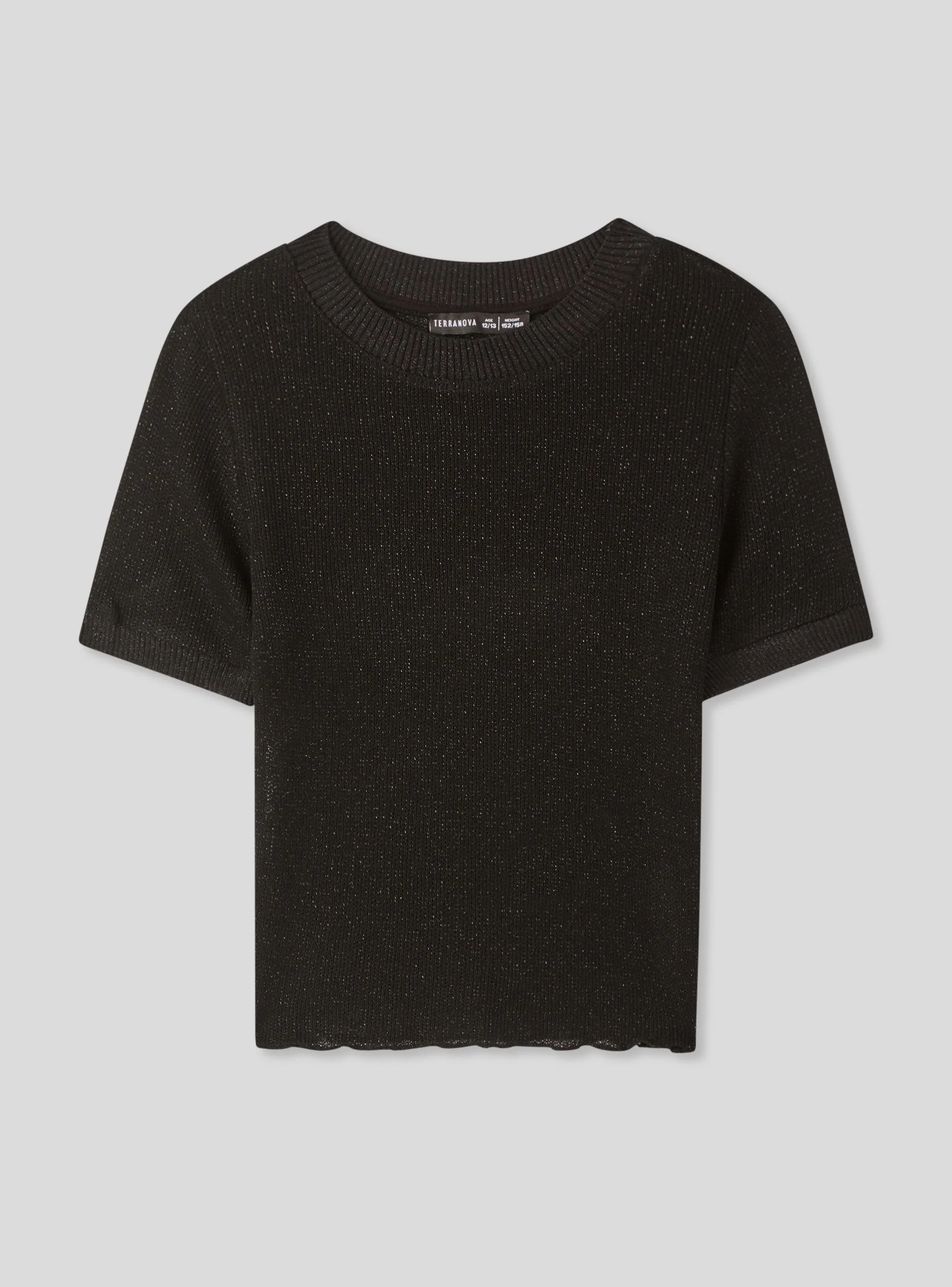 Maglia a maniche corte effetto luccicante - Image 5