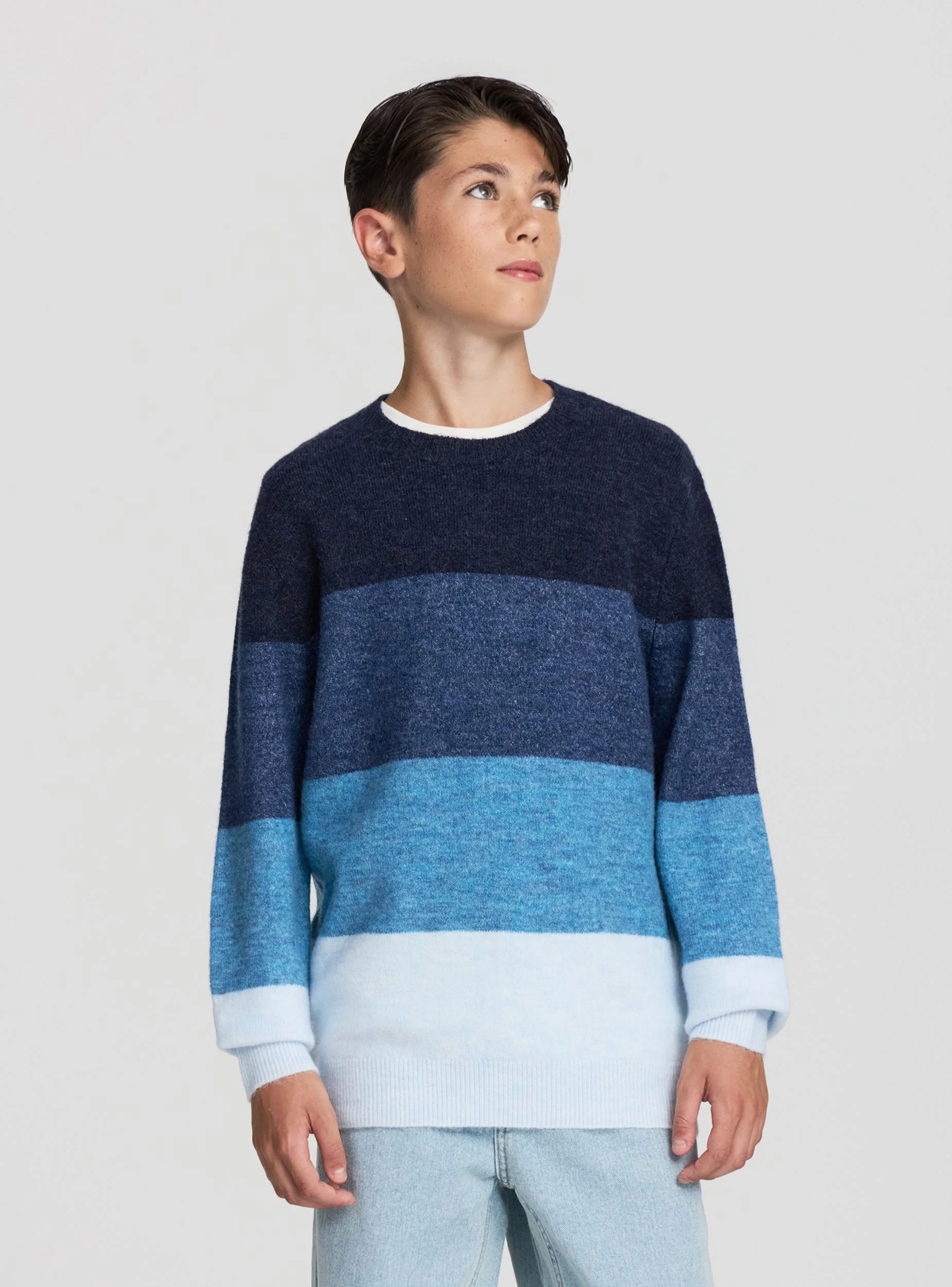 Maglia a righe multicolor sfumata - Image 3
