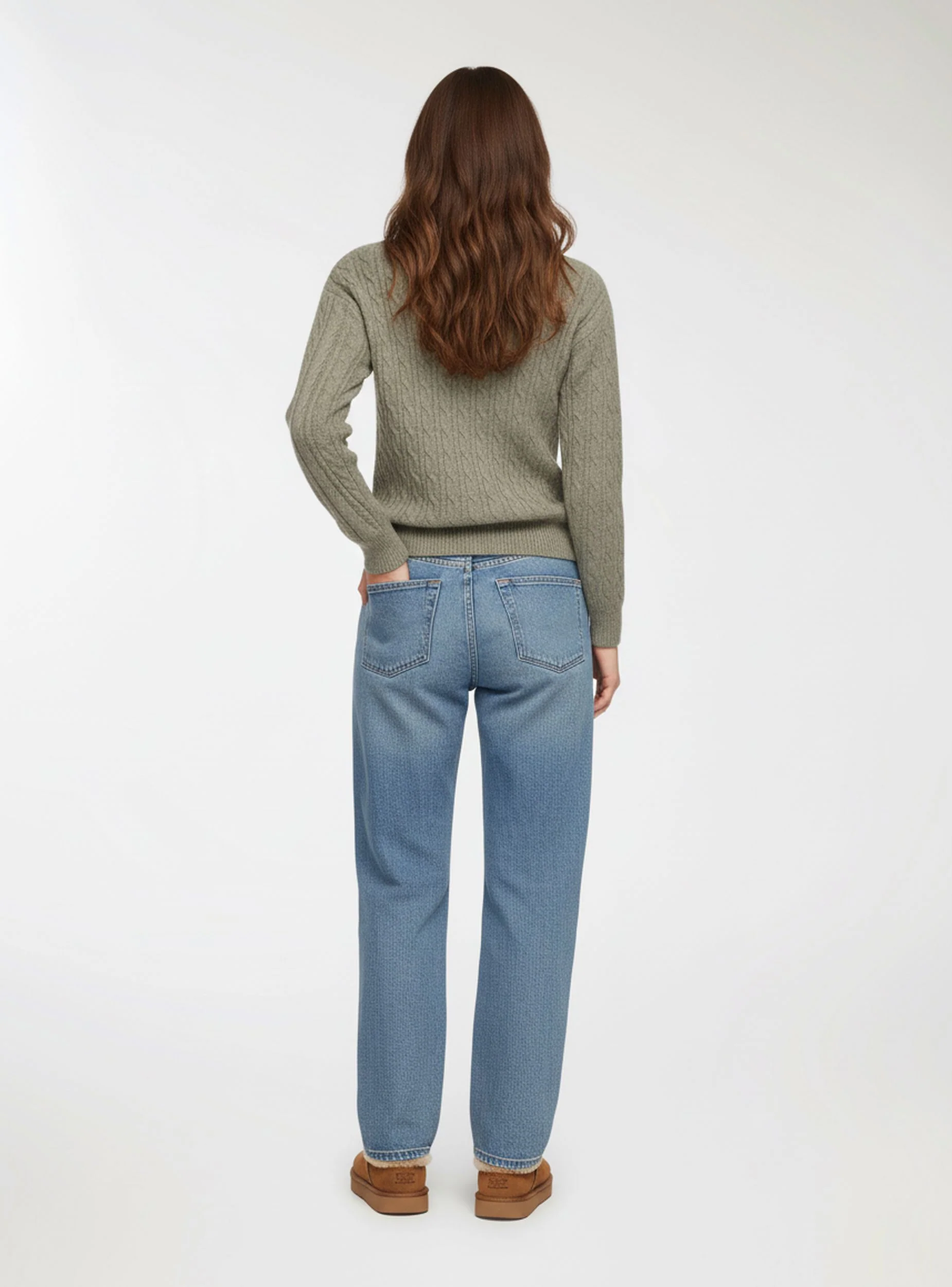 Maglia aderente con trecce - Image 3