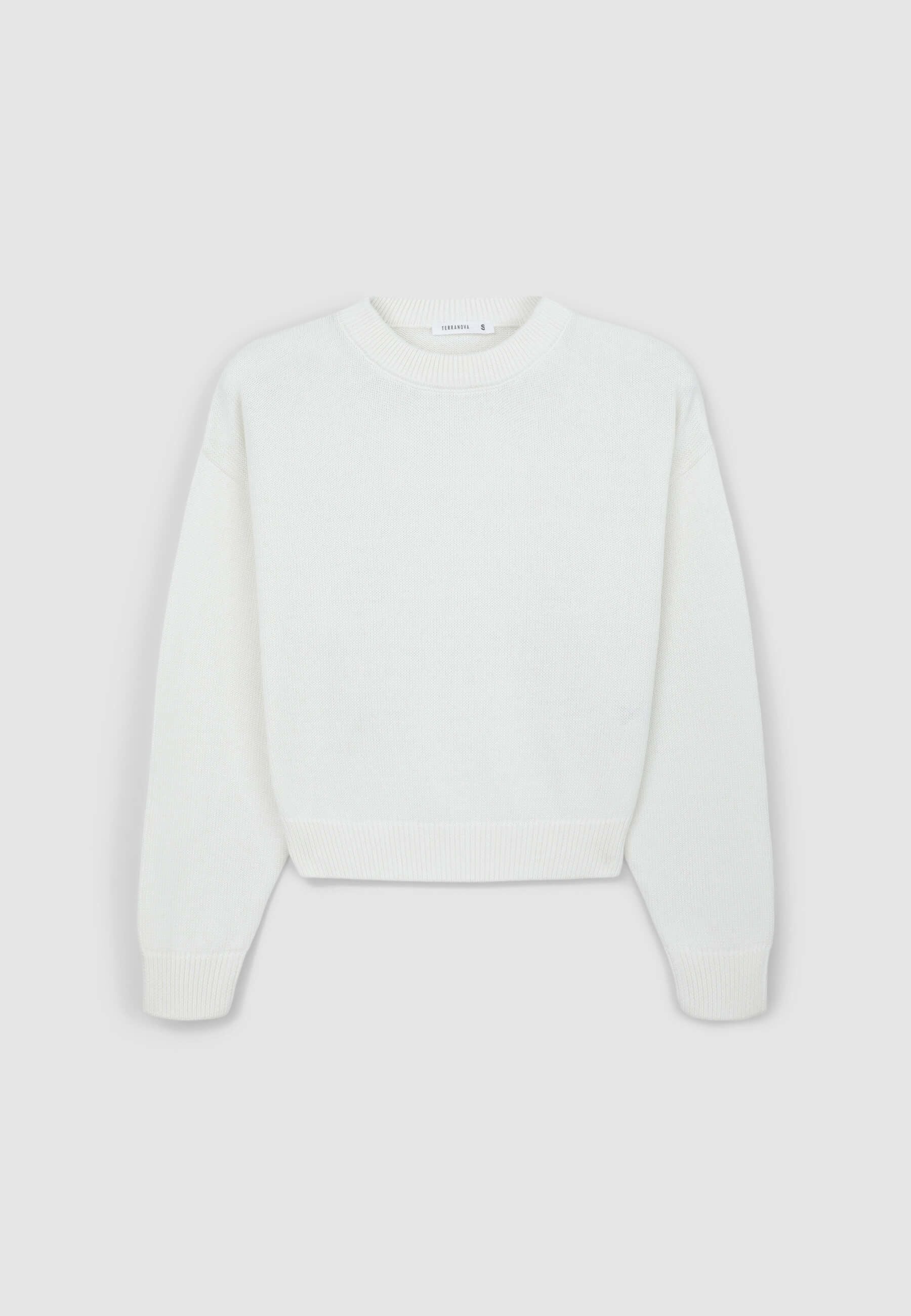 Maglia ampia basic tinta unita - Image 5