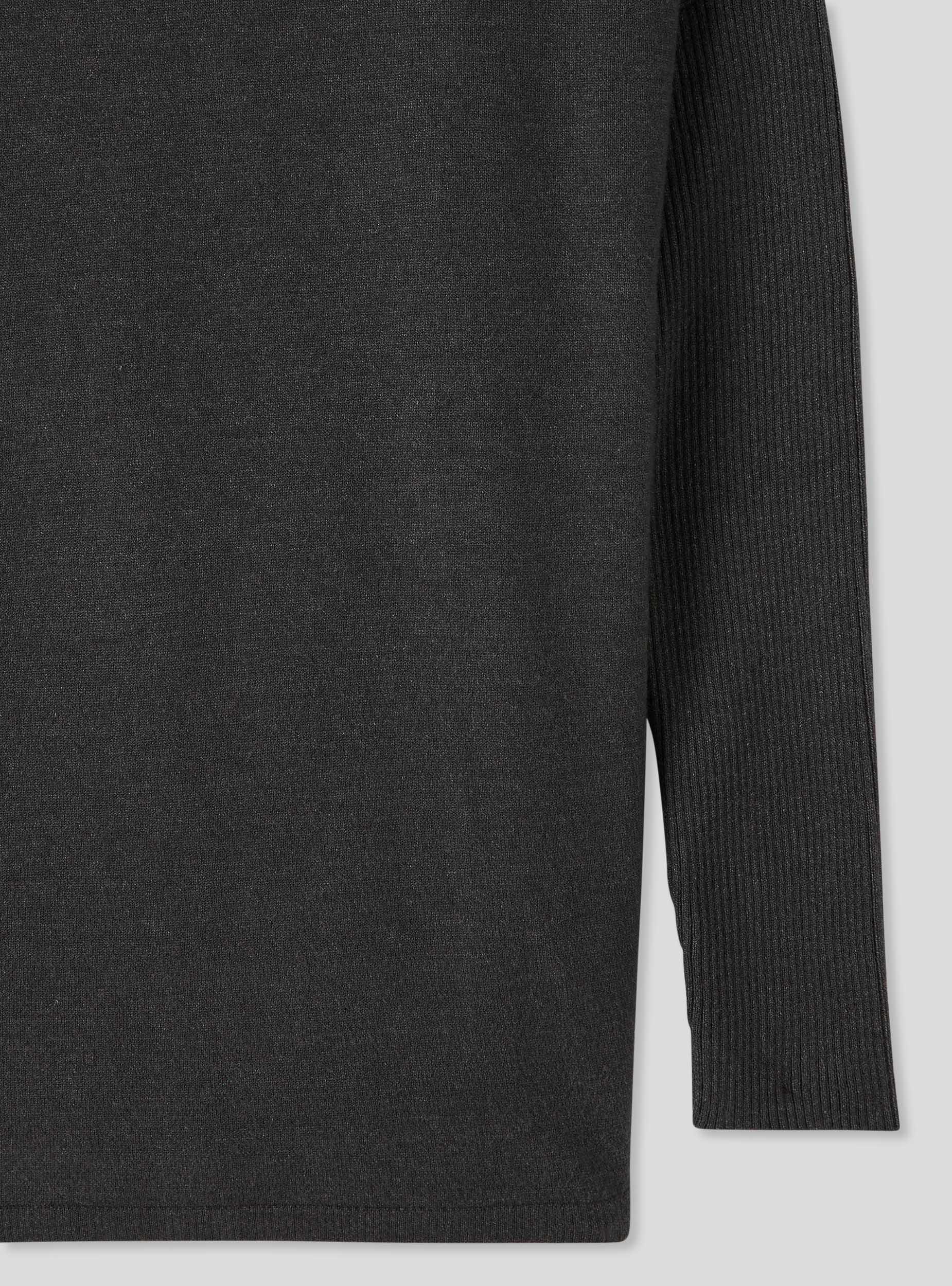 Maglia ampia con maniche aderenti a costine - Image 5