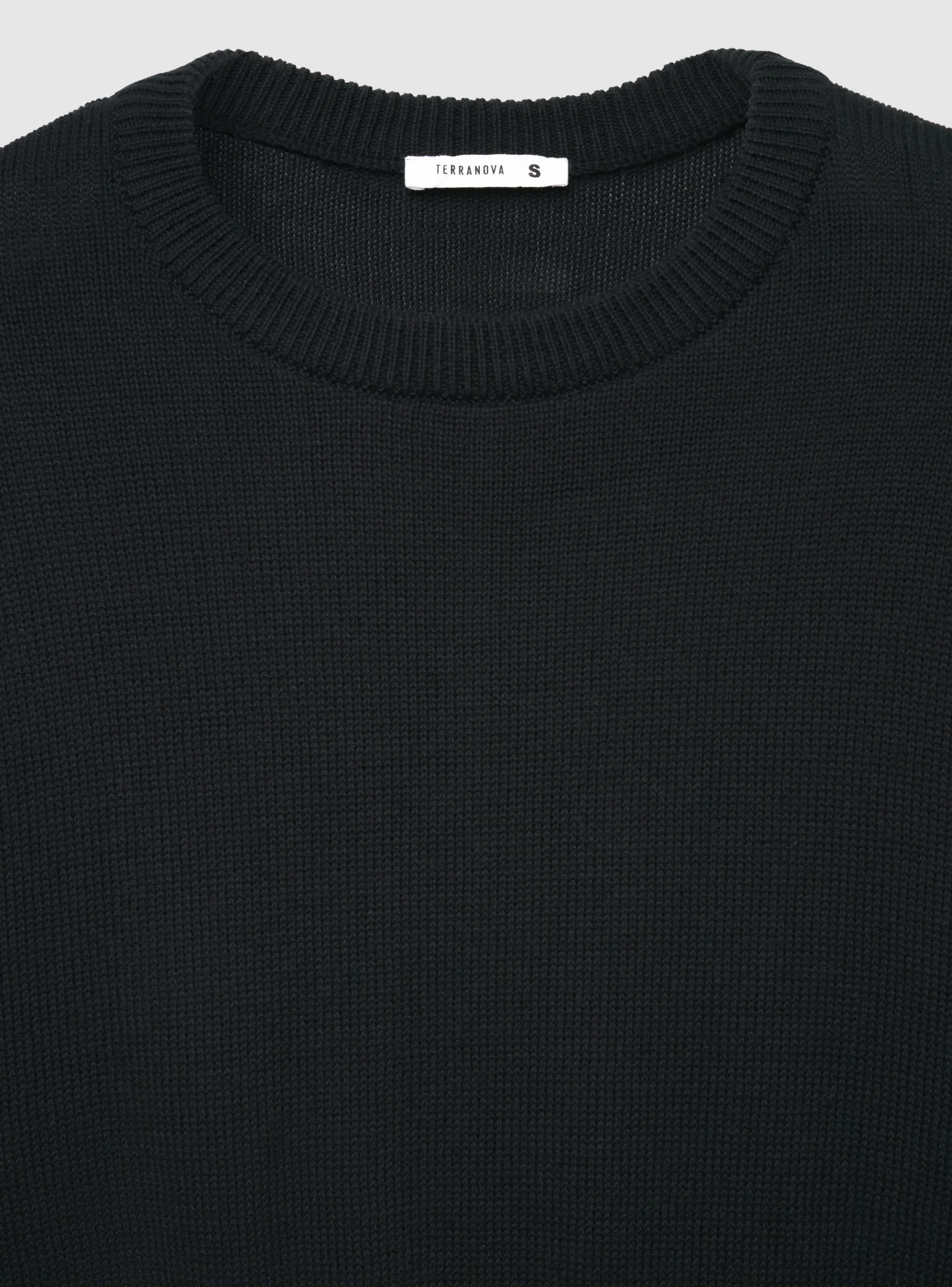 Maglia ampia girocollo a tinta unita - Image 7