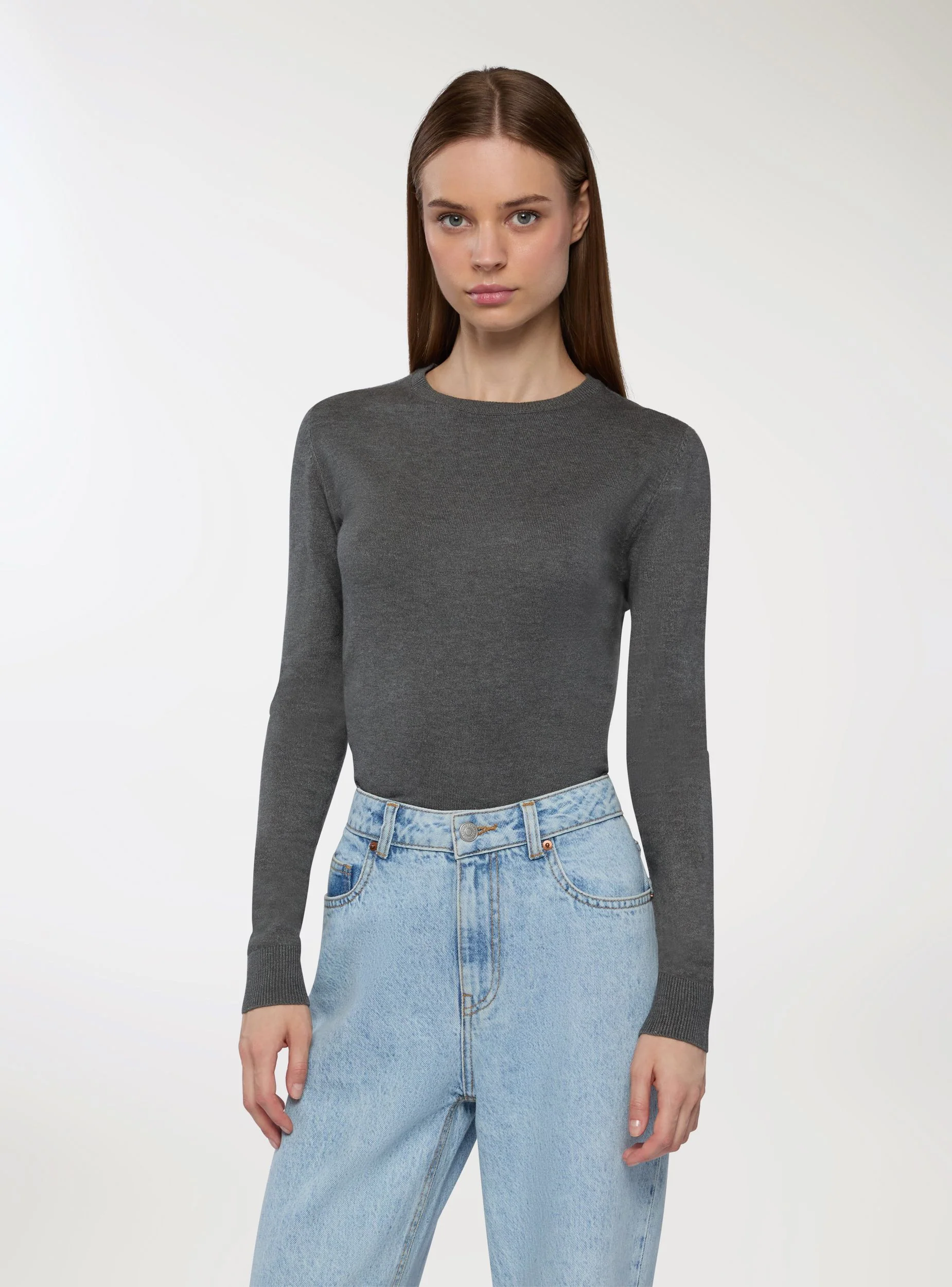 Maglia basic tinta unita