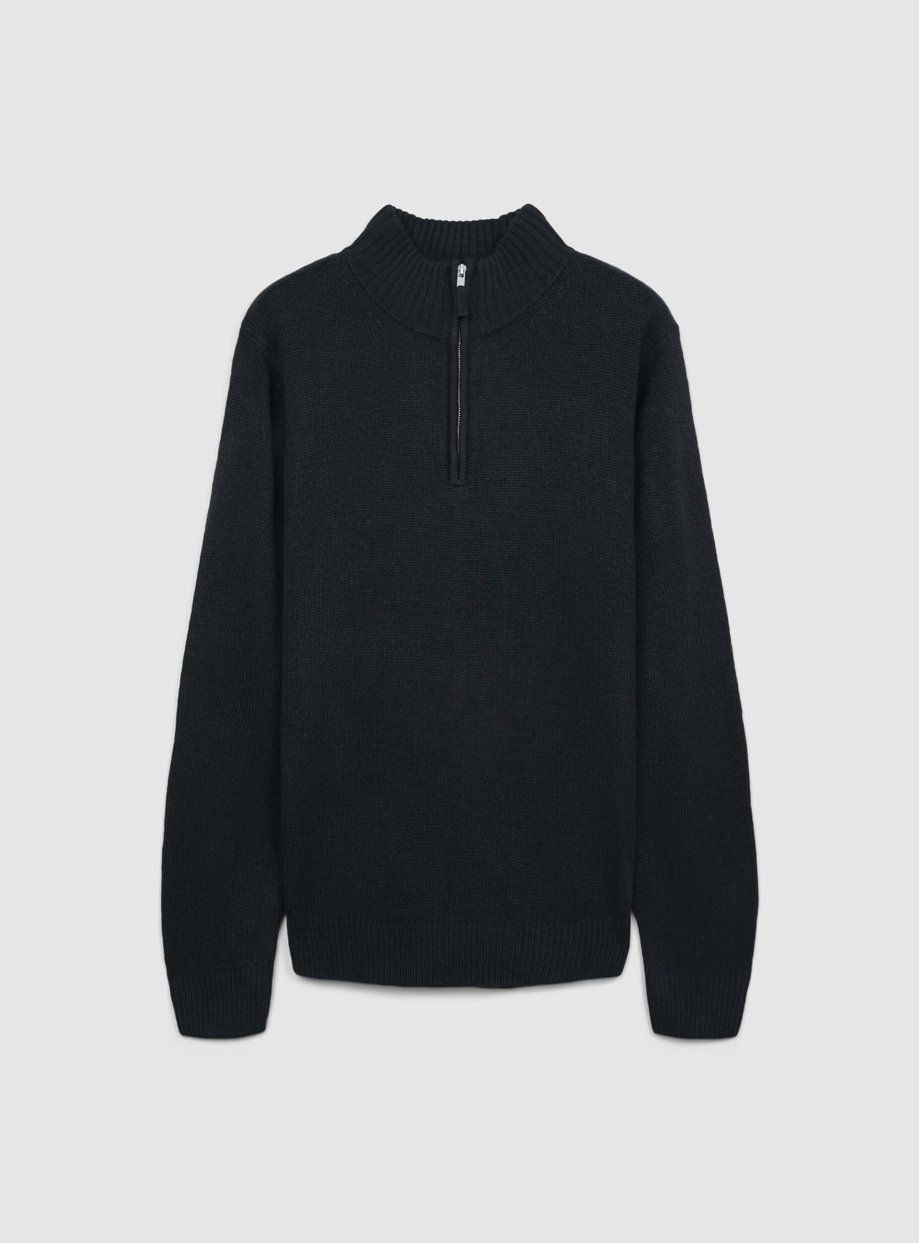 Maglia collo alto con zip - Image 4