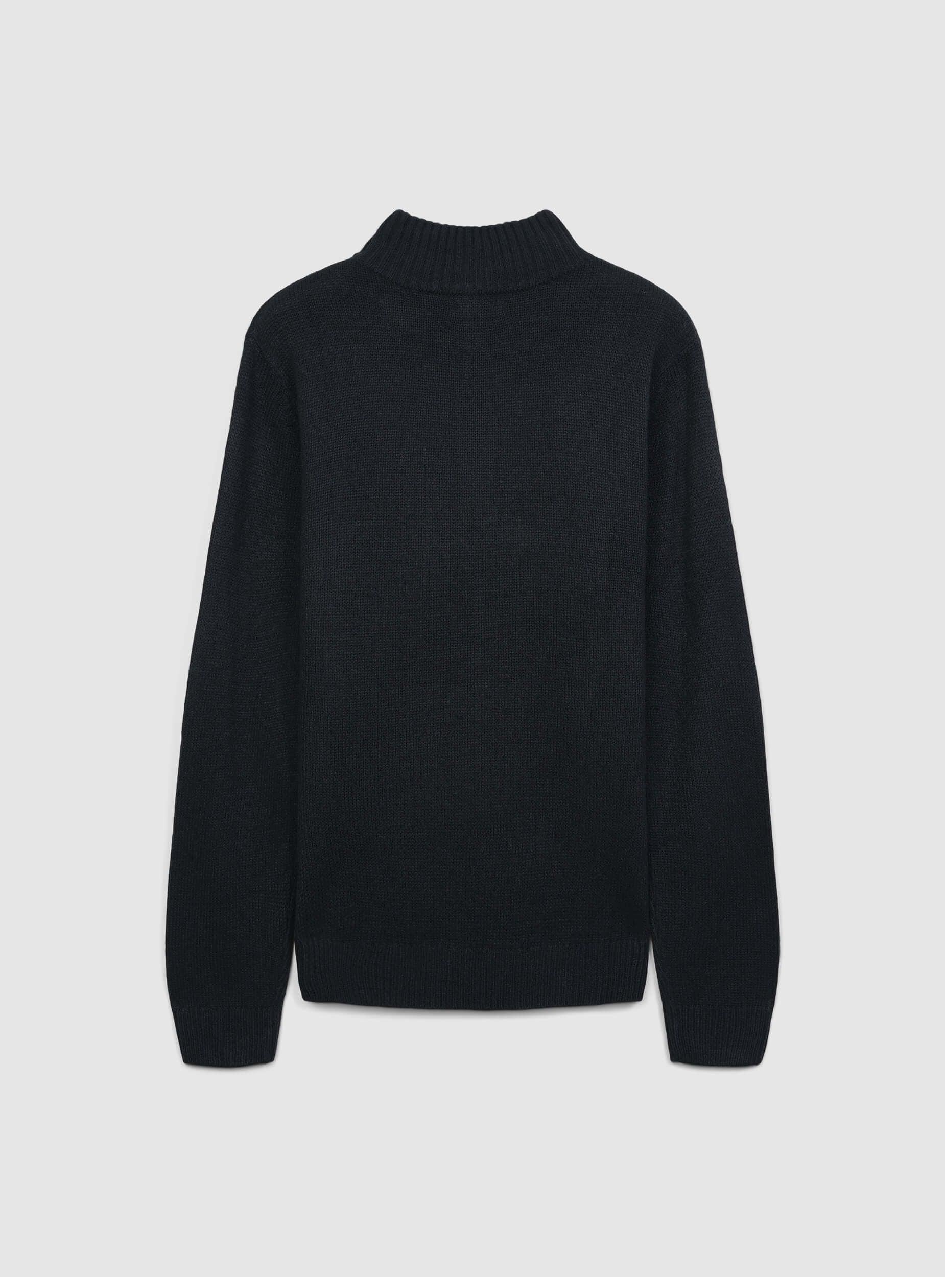Maglia collo alto con zip - Image 5