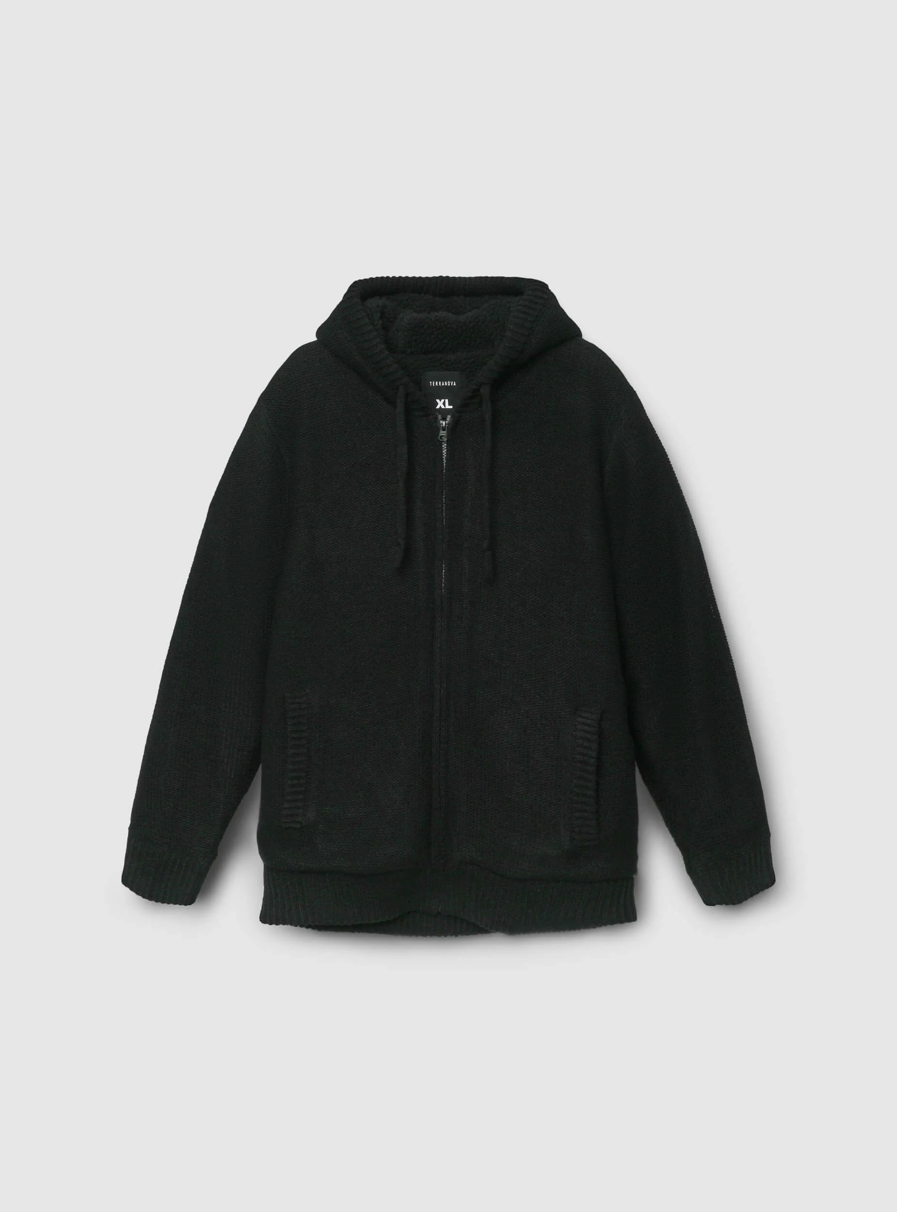 Maglia con cappuccio e sherpa - Image 6