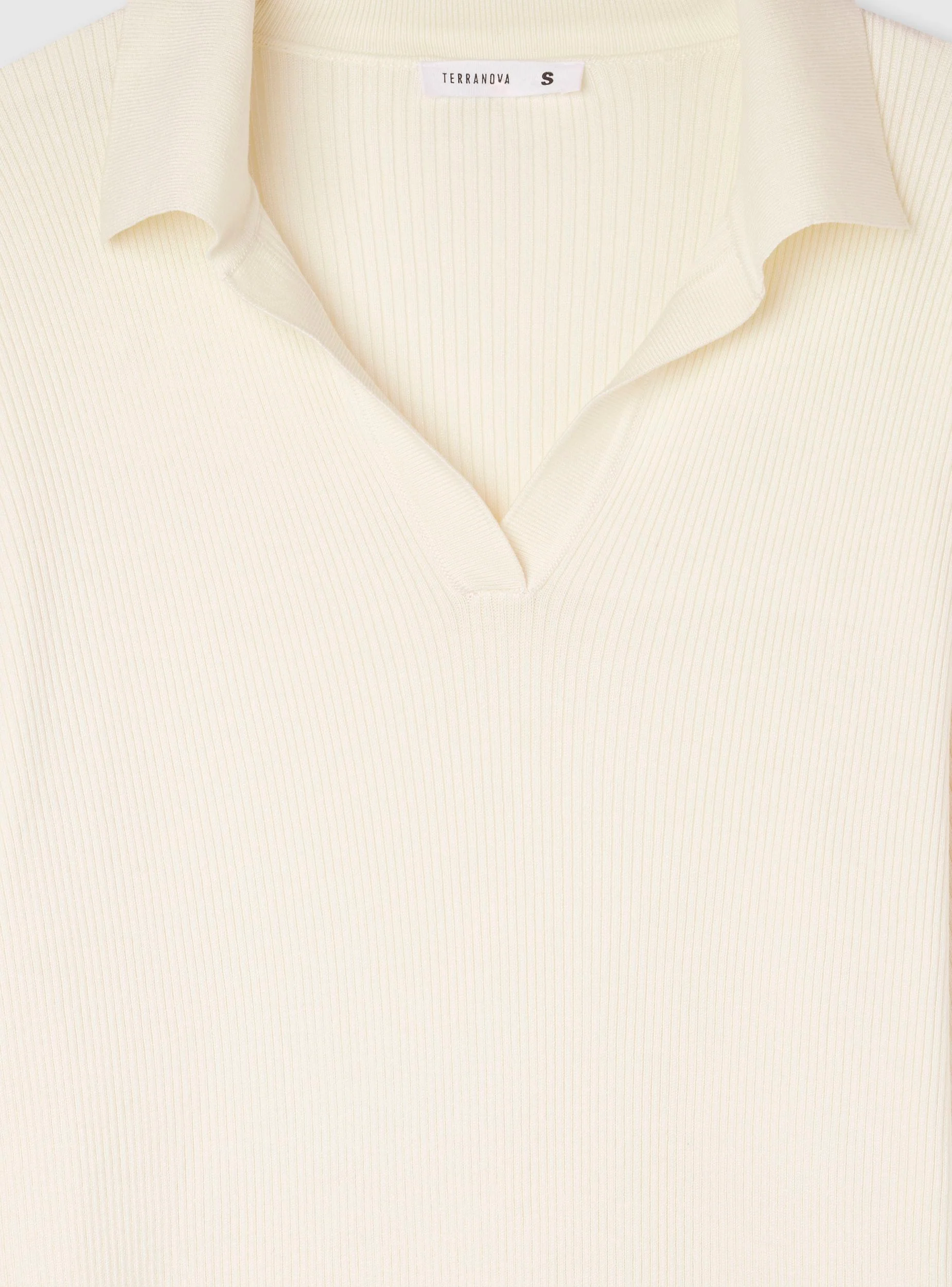 Maglia con colletto e scollo a V - Image 6