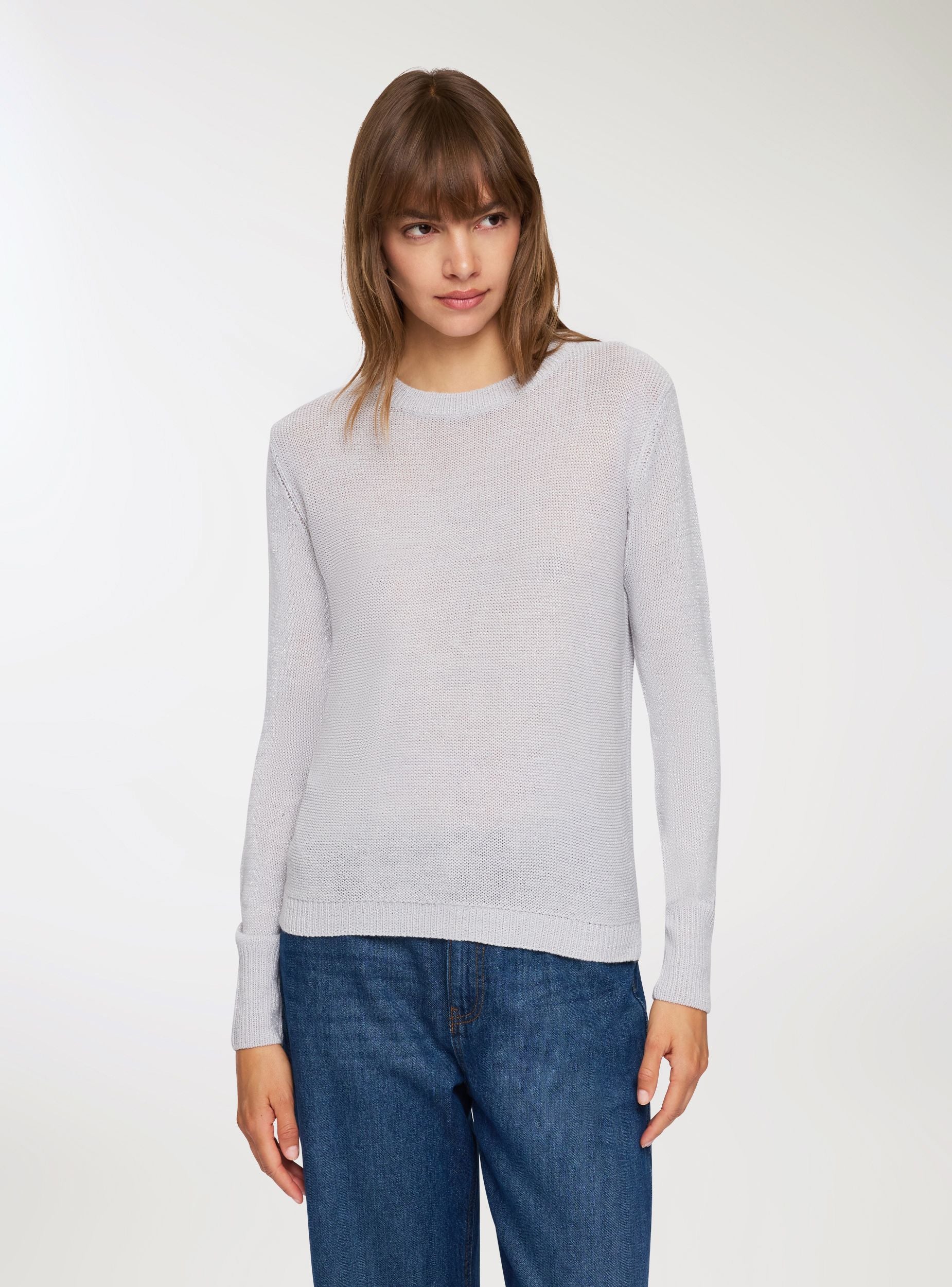 Maglia con effetto luccicante