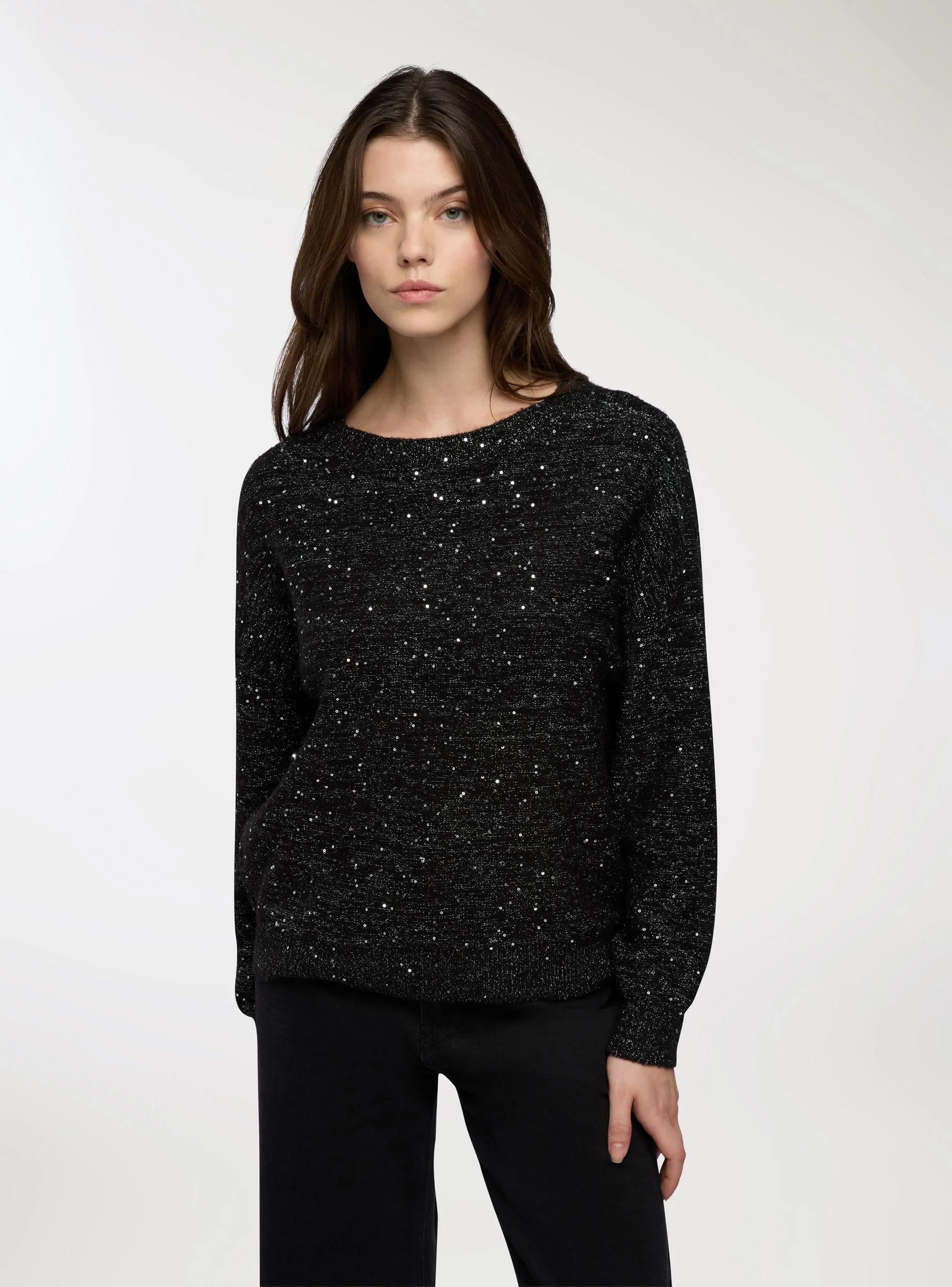Maglia con paillettes