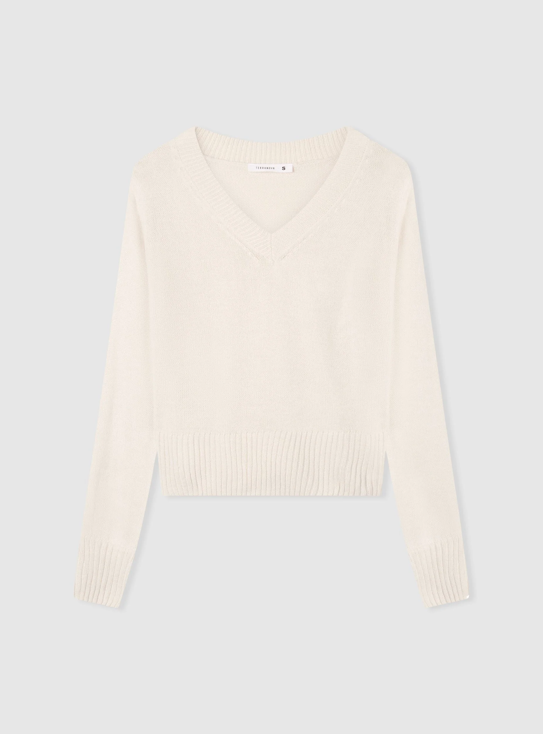 Maglia con scollo a V - Image 6