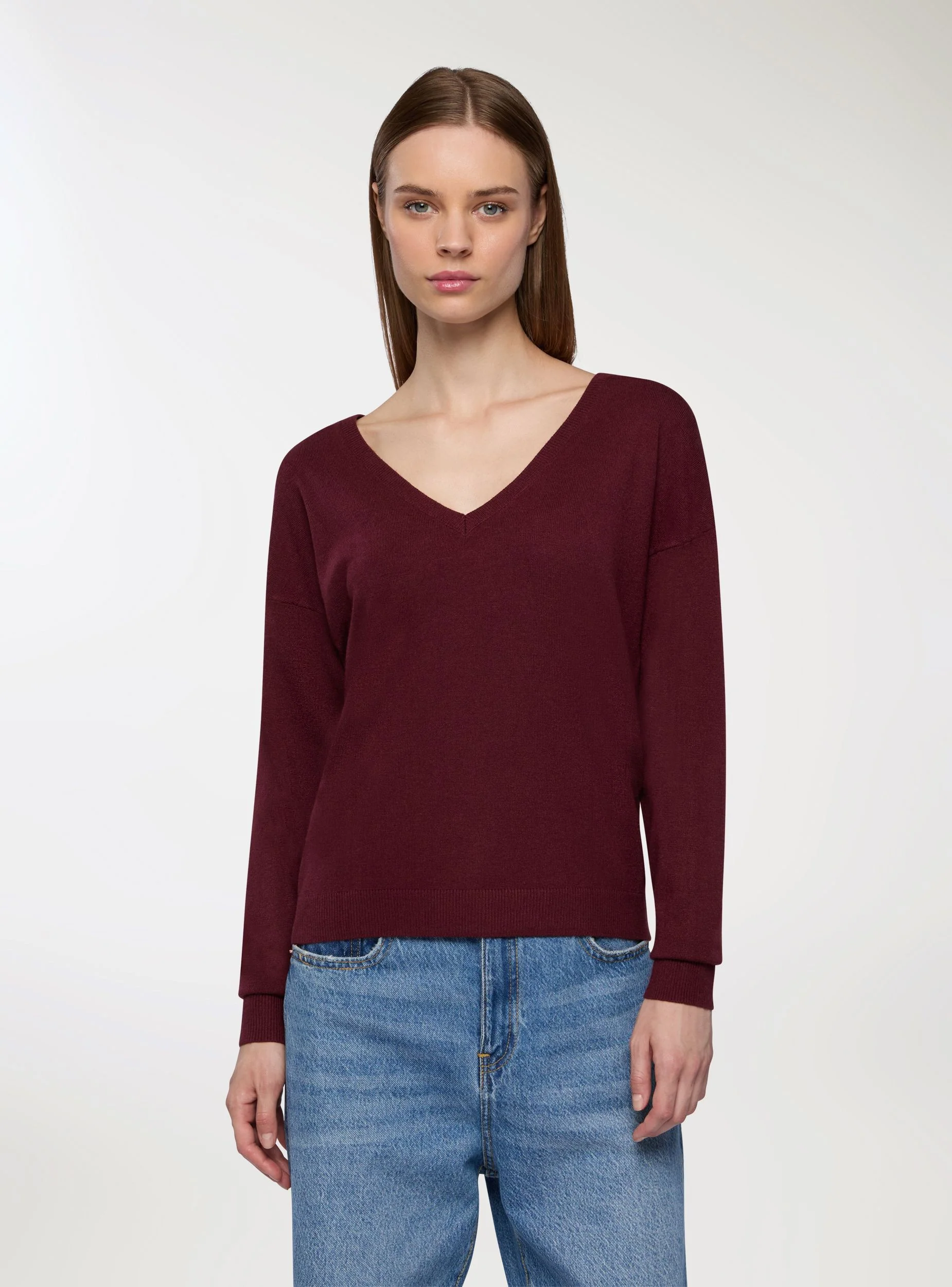 Maglia con scollo a V - Image 2