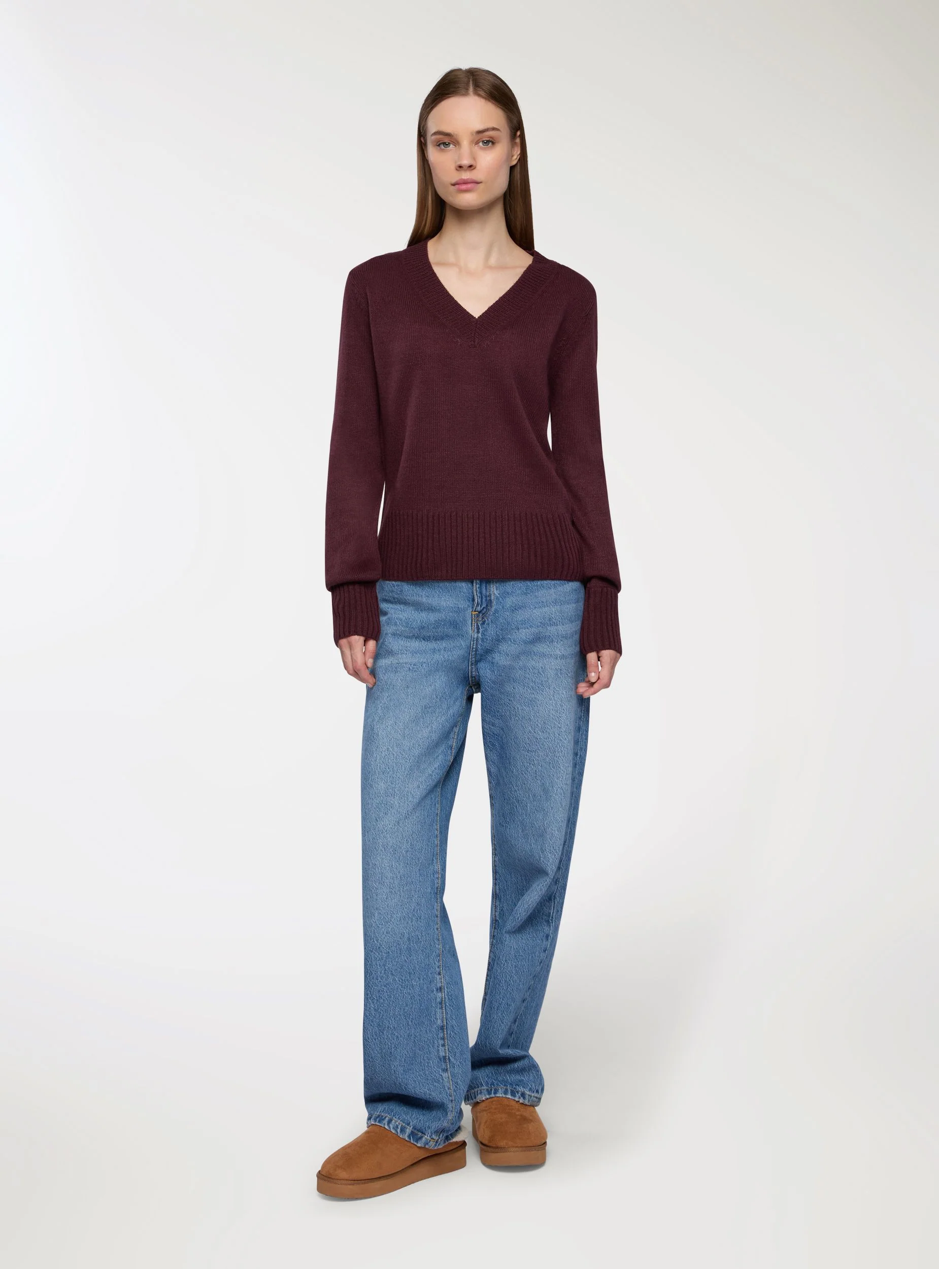 Maglia con scollo a V - Image 2