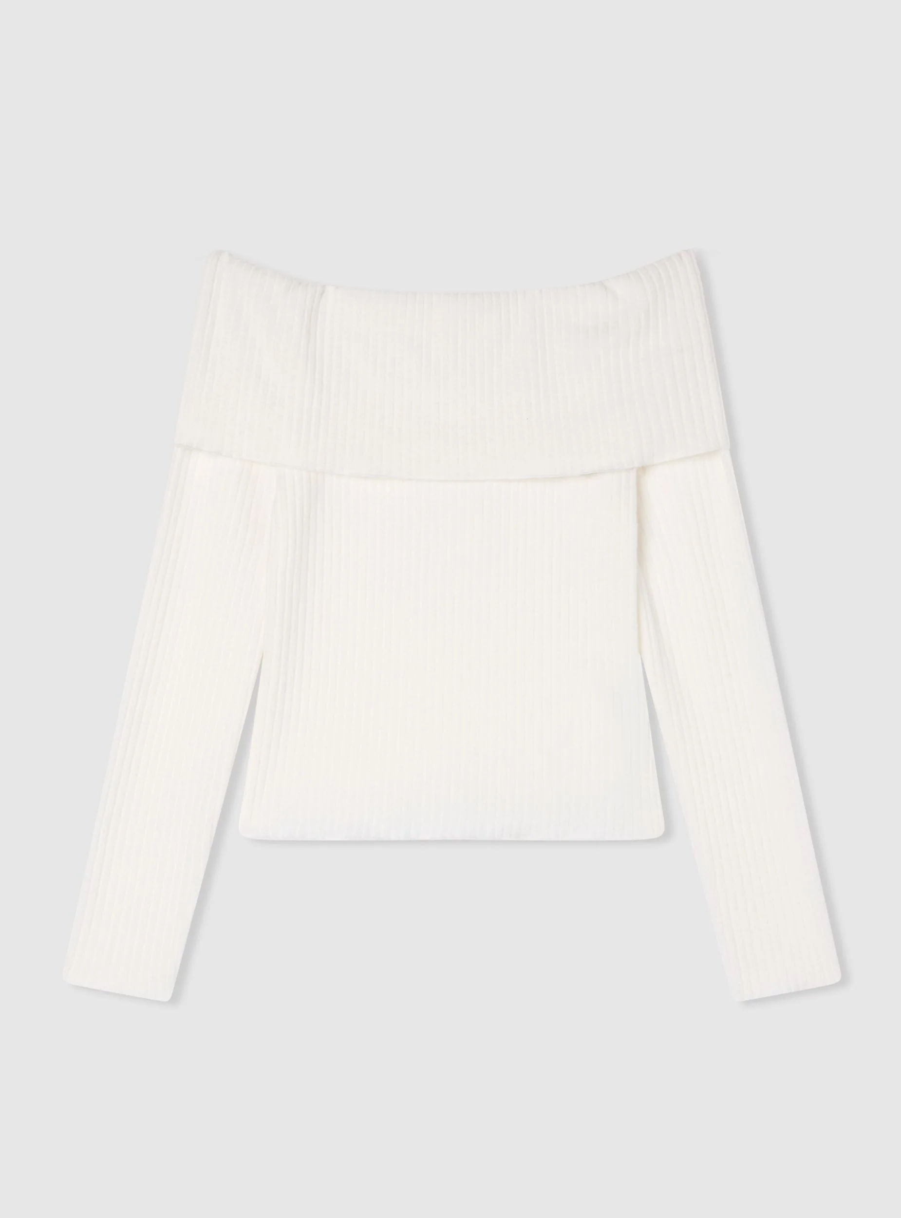 Maglia con spalle scoperte tessuto caldo - Image 7