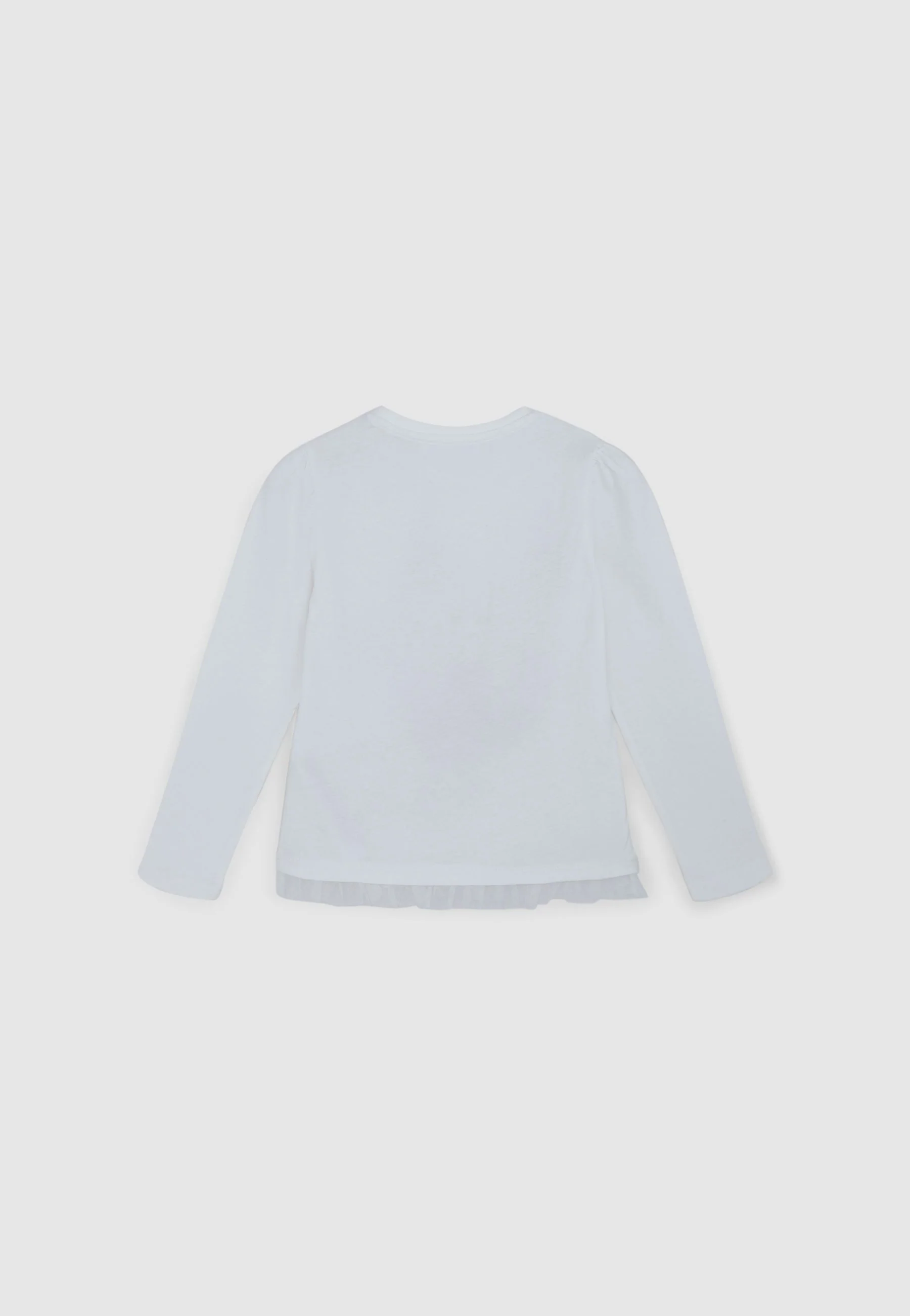 Maglia con stampa, applicazioni e volant - Image 4