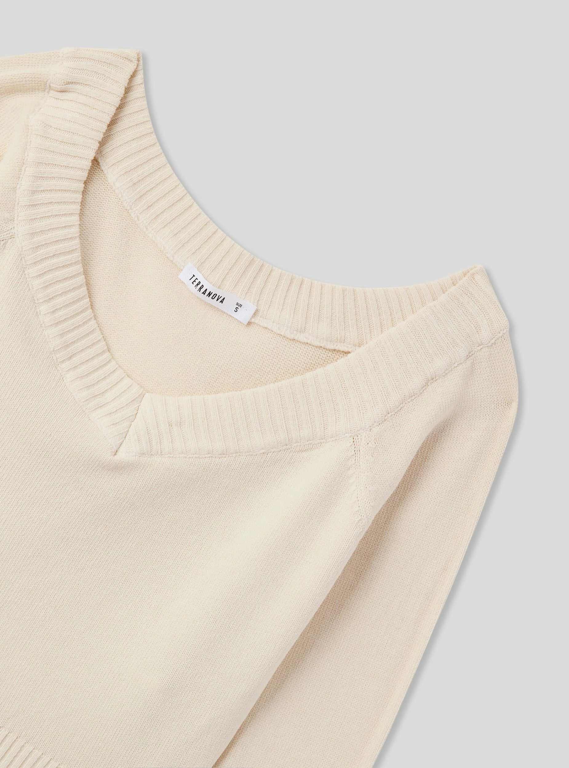 Maglia crop con scollo a V - Image 5