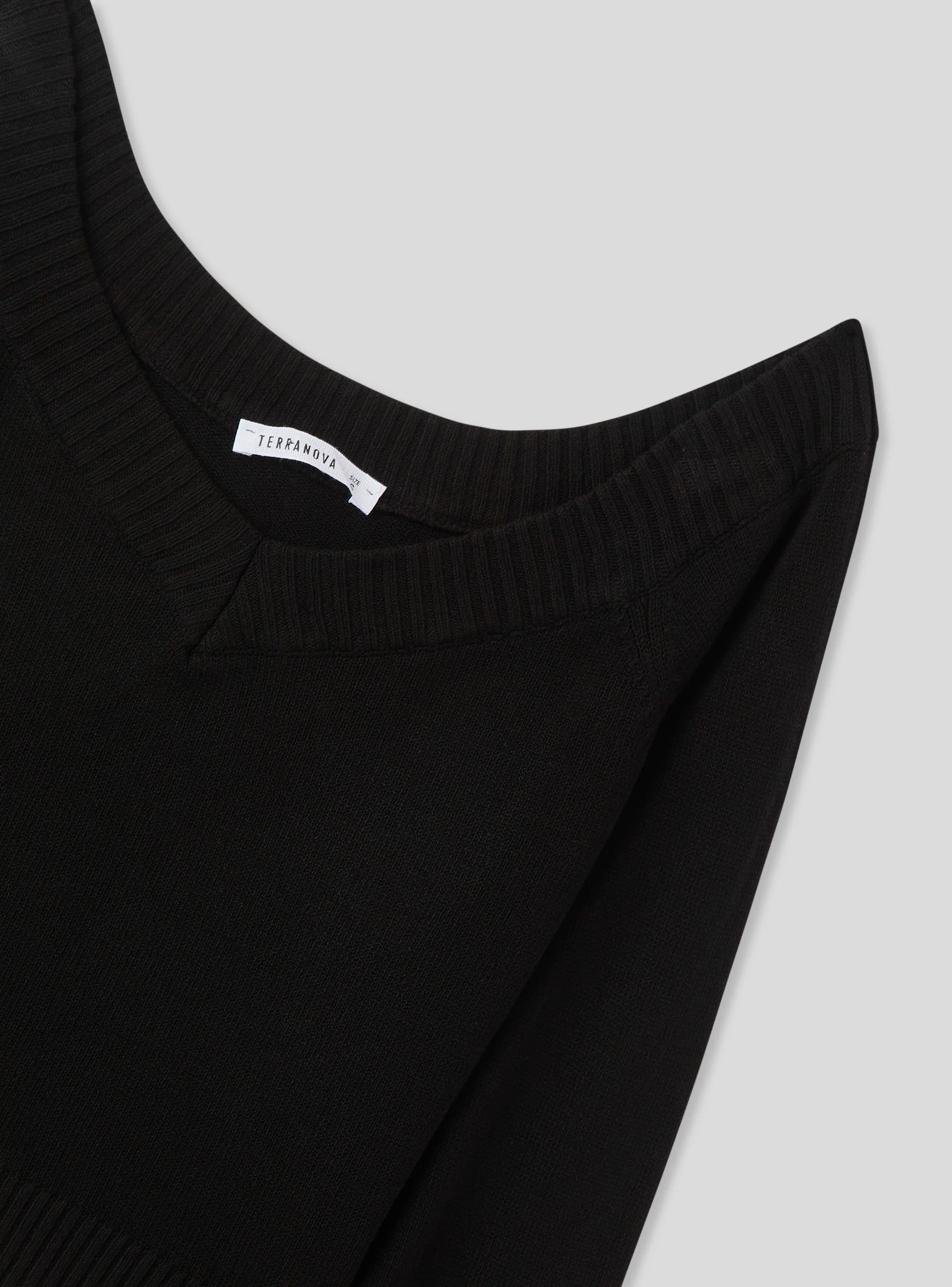 Maglia crop con scollo a V - Image 7