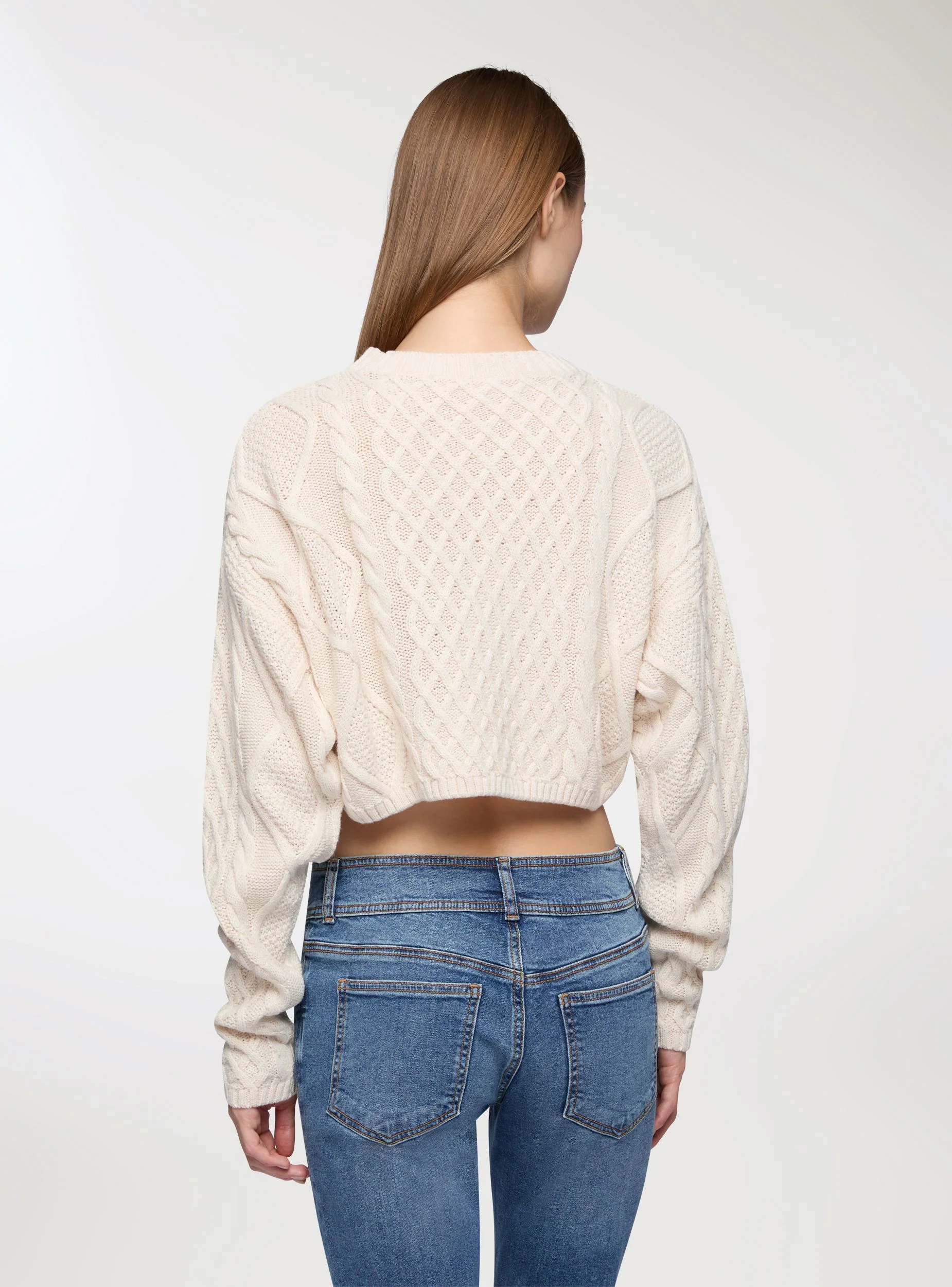 Maglia crop con trecce - Image 4