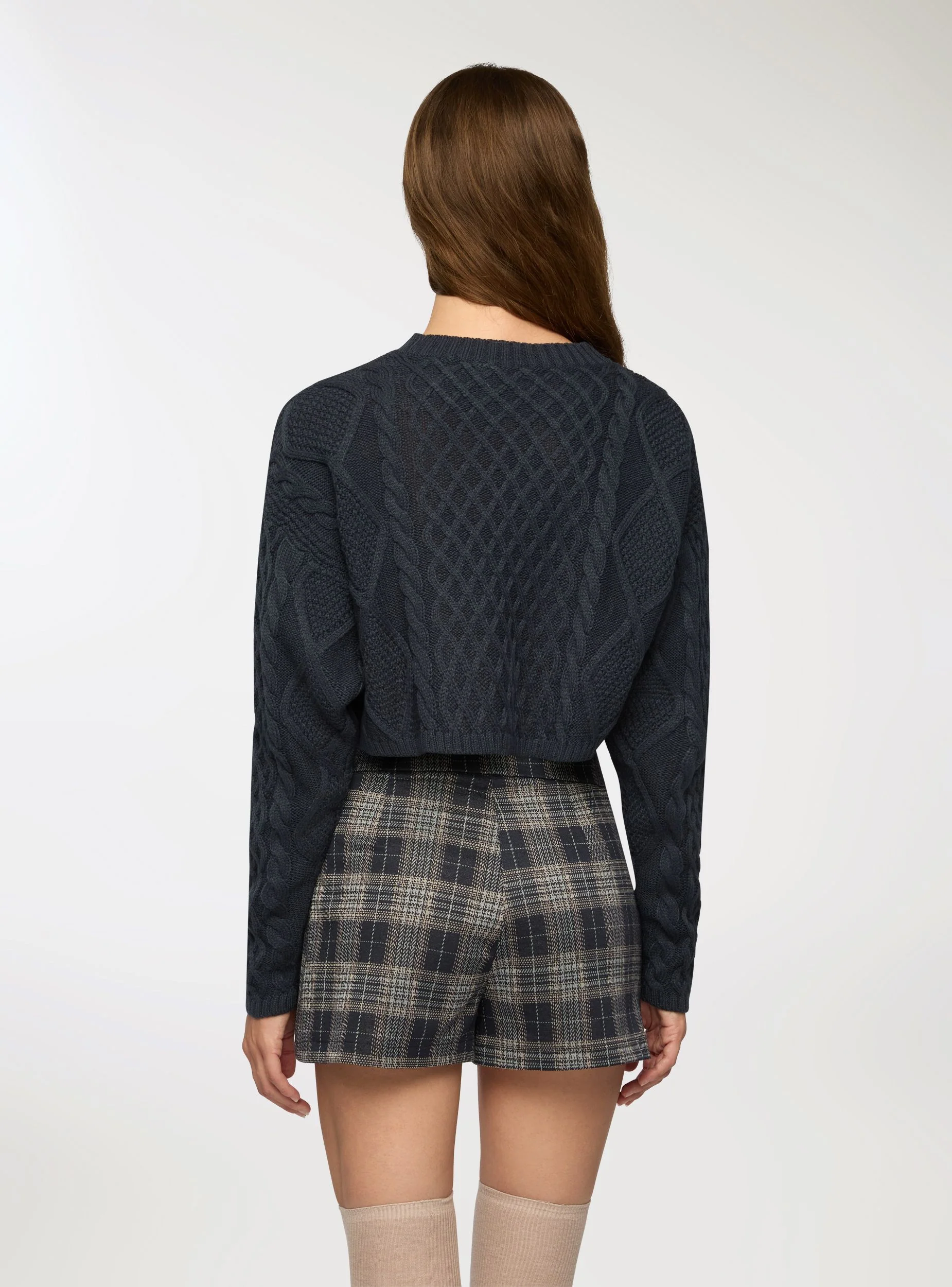 Maglia crop con trecce - Image 4
