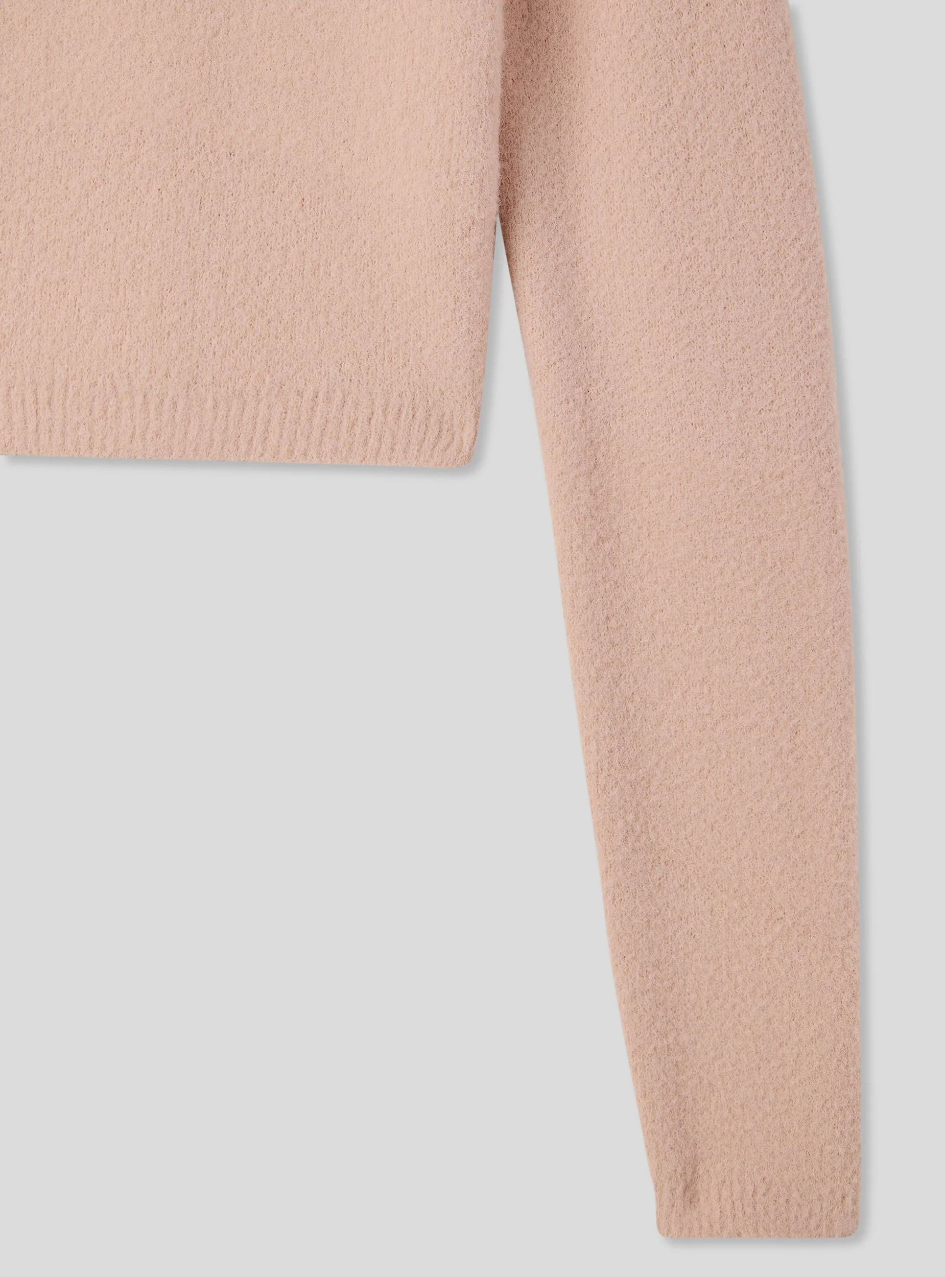 Maglia crop effetto pelo - Image 5