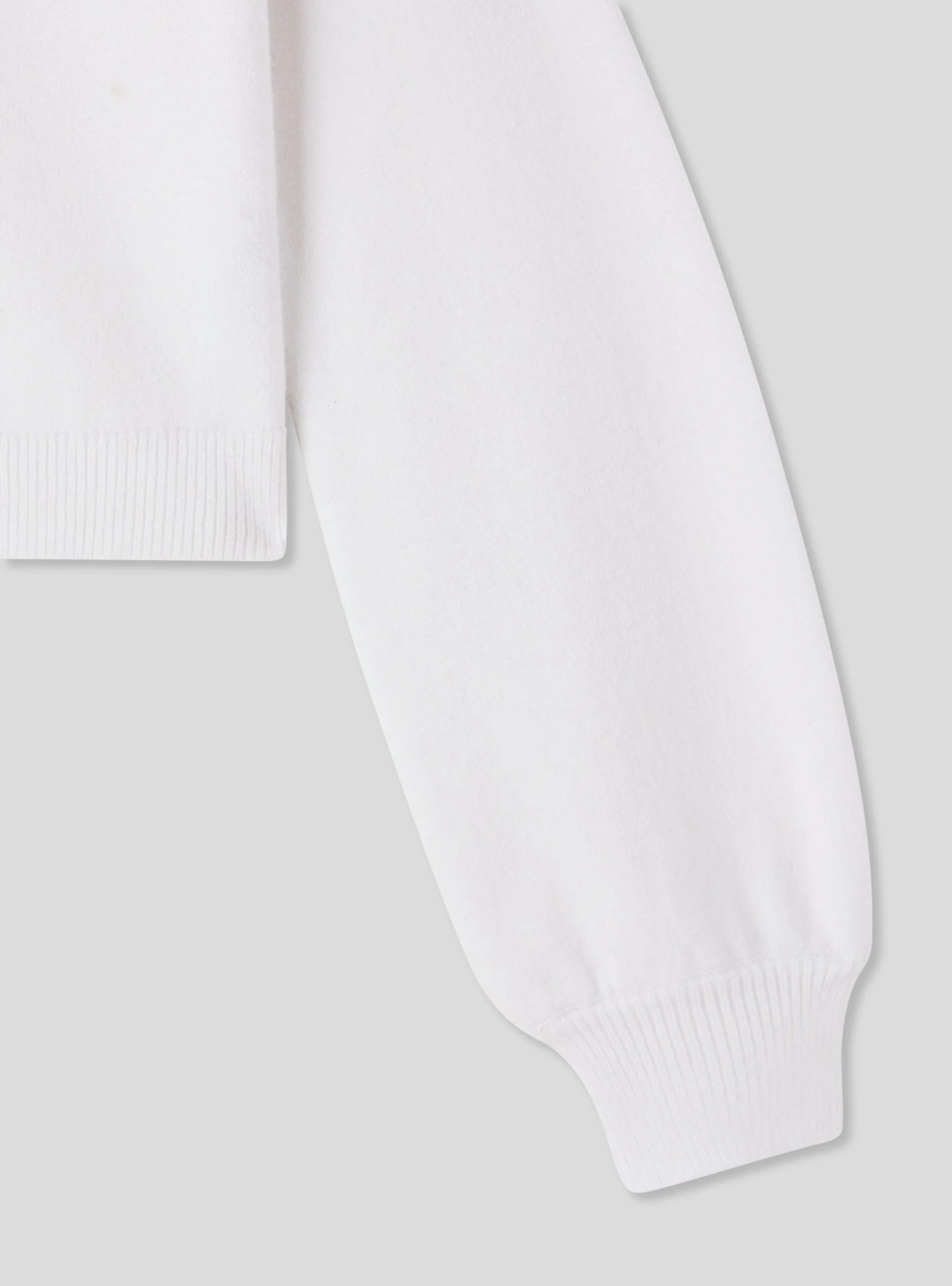 Maglia crop lupetto tinta unita - Image 5