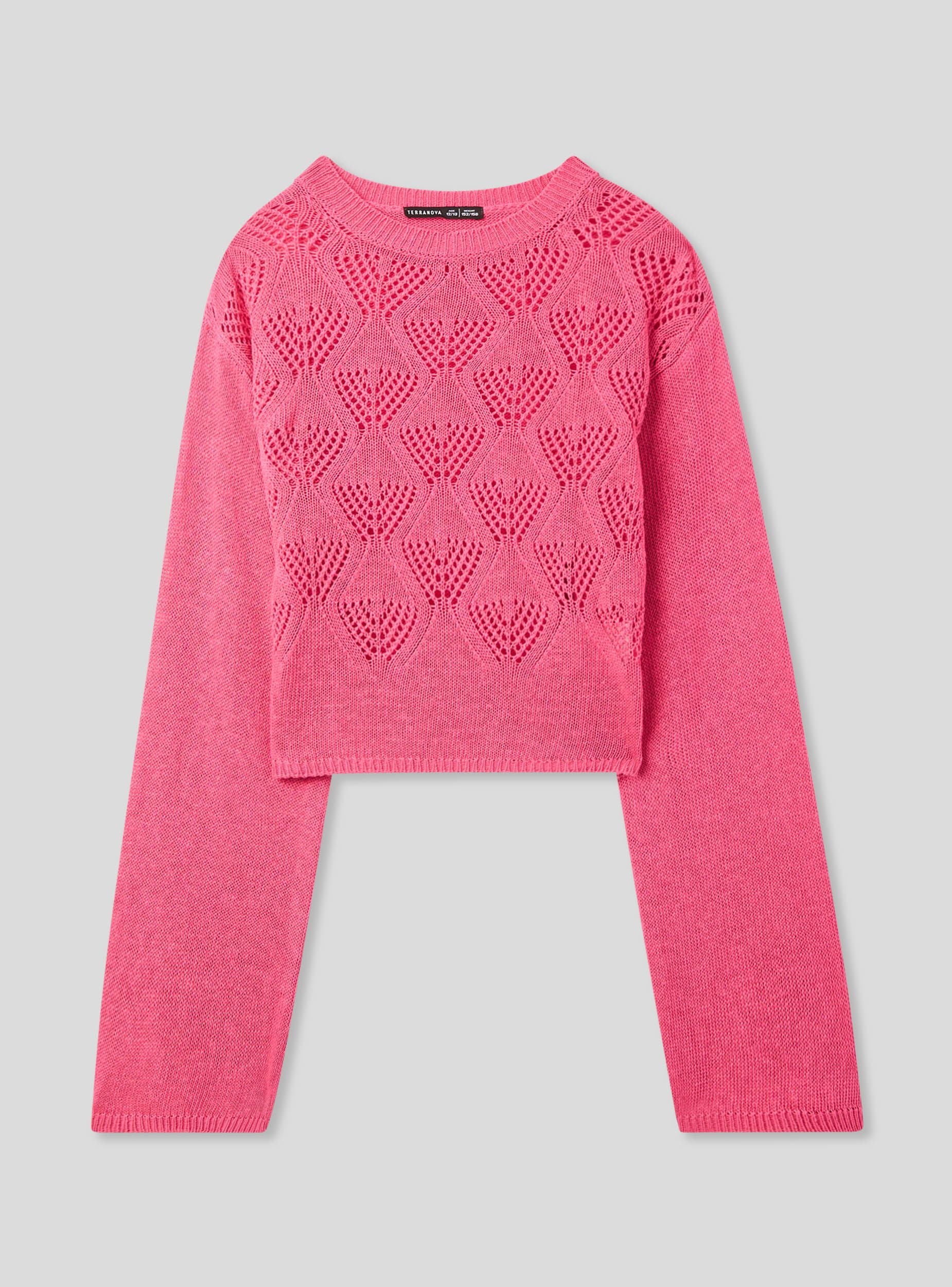 Maglia crop traforata - Image 2