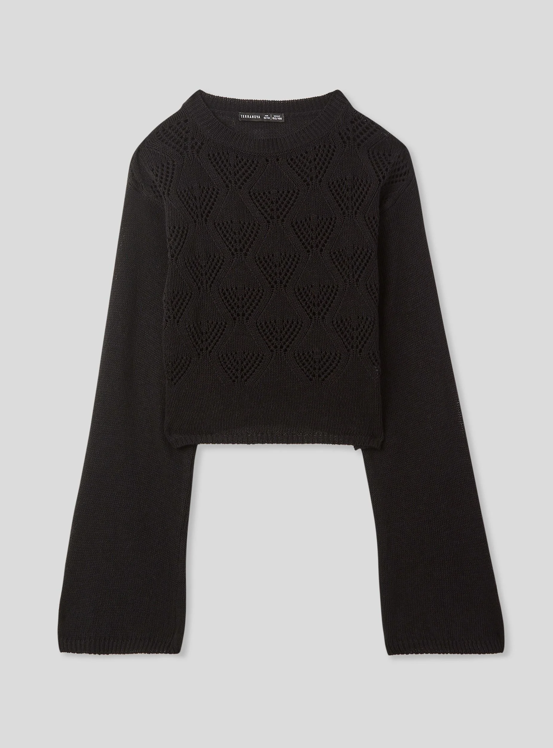 Maglia crop traforata - Image 4