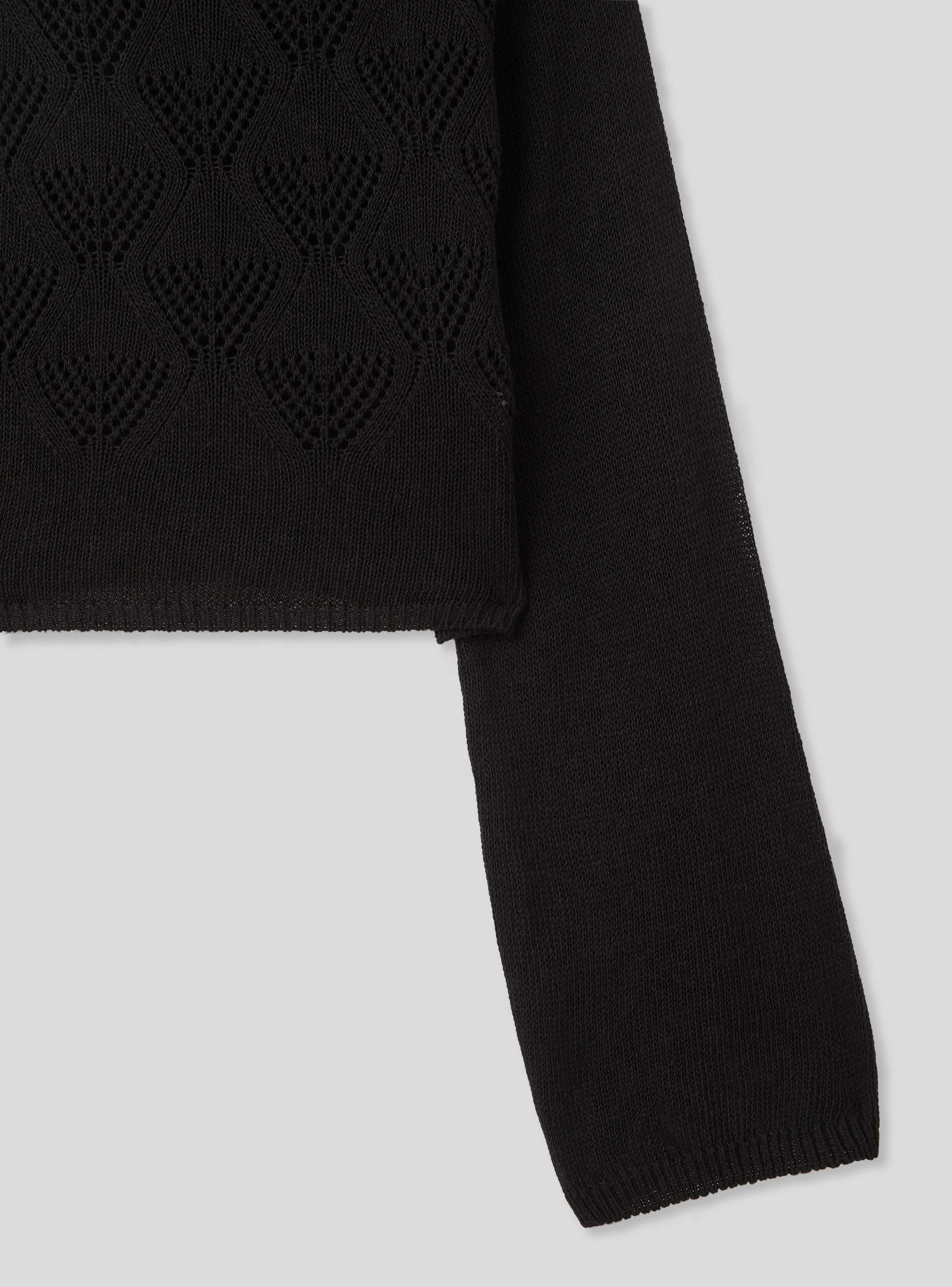 Maglia crop traforata - Image 6