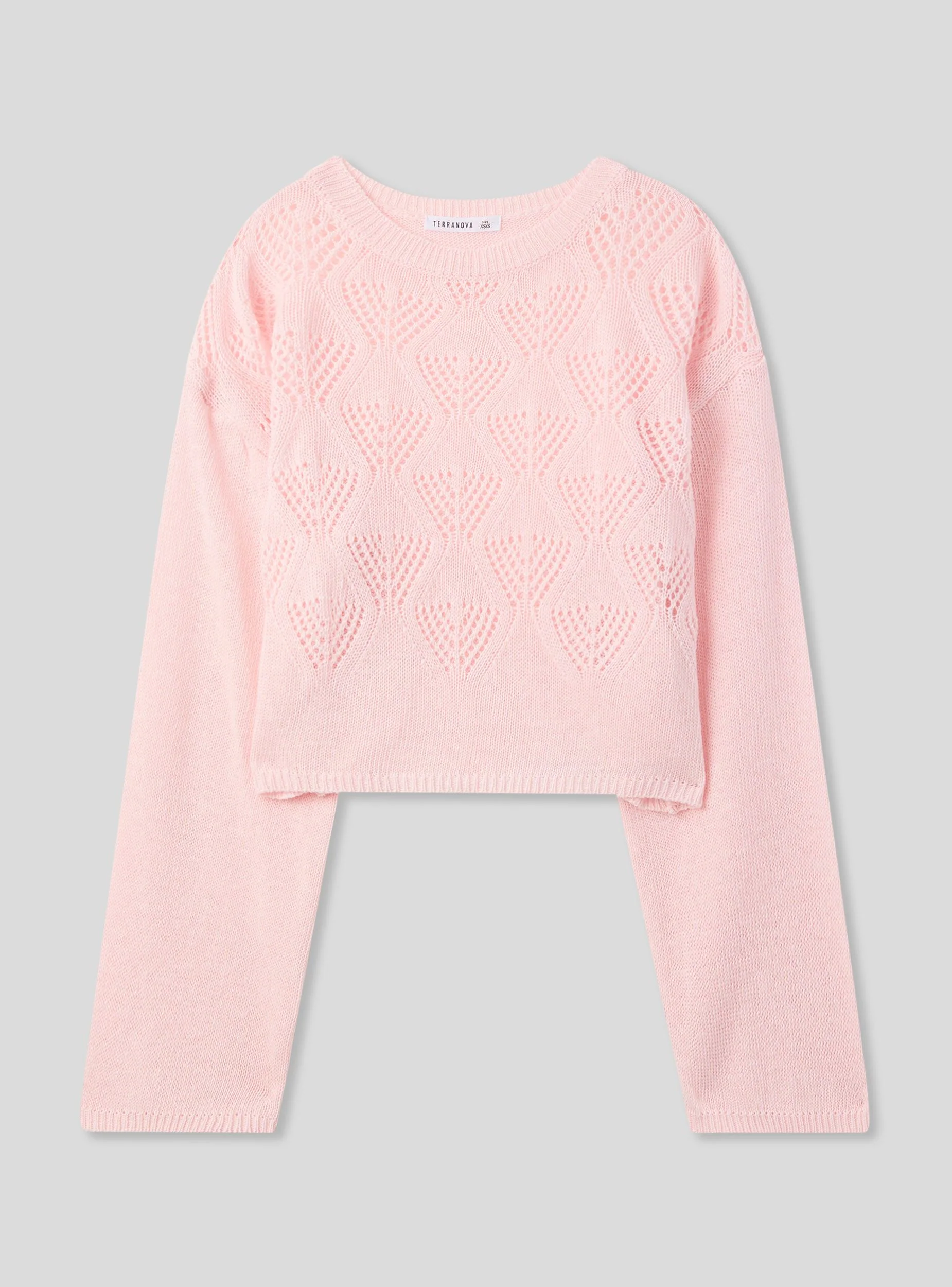 Maglia crop traforata - Image 5