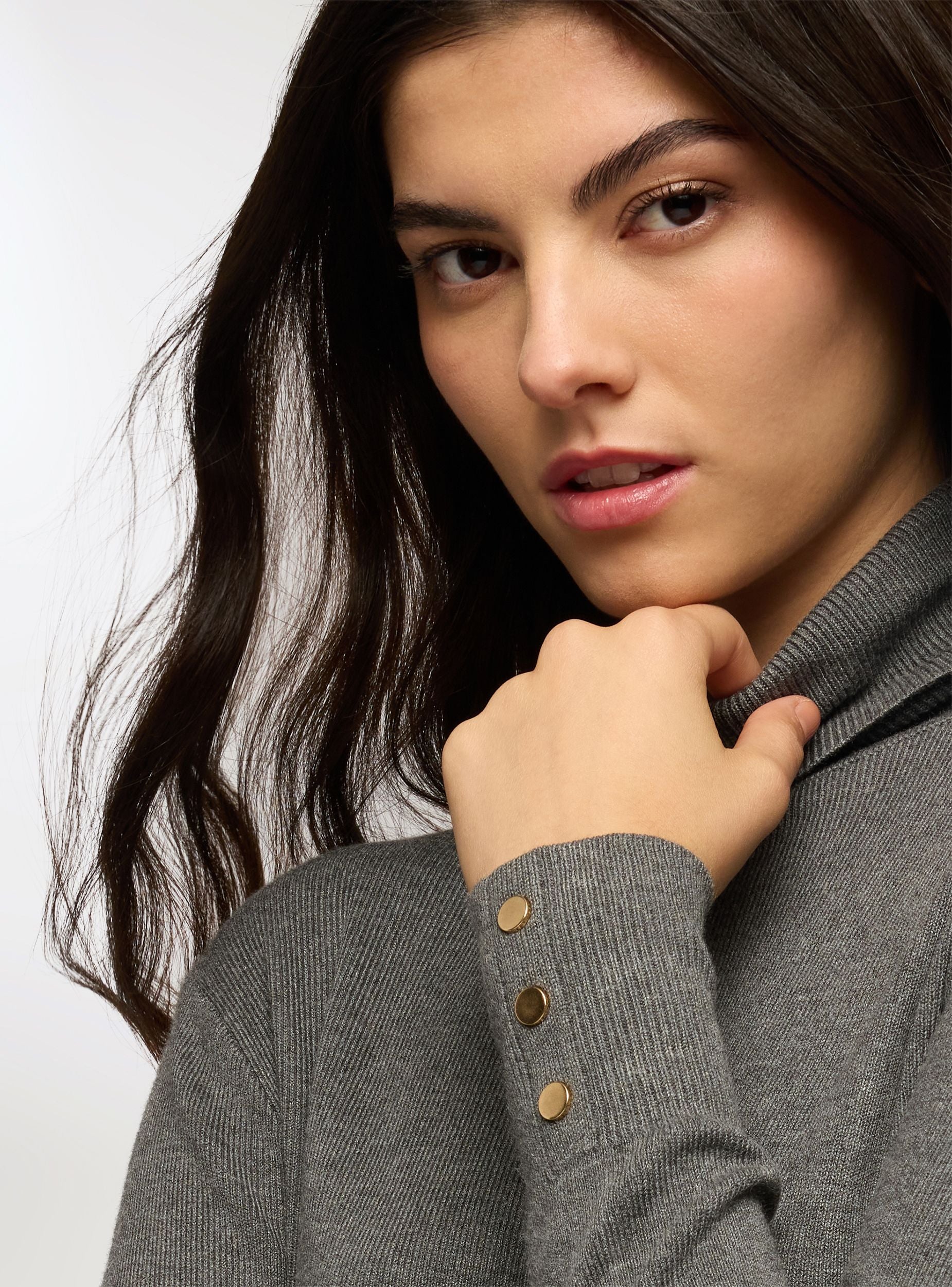 Maglia dolcevita con bottoni - Image 7