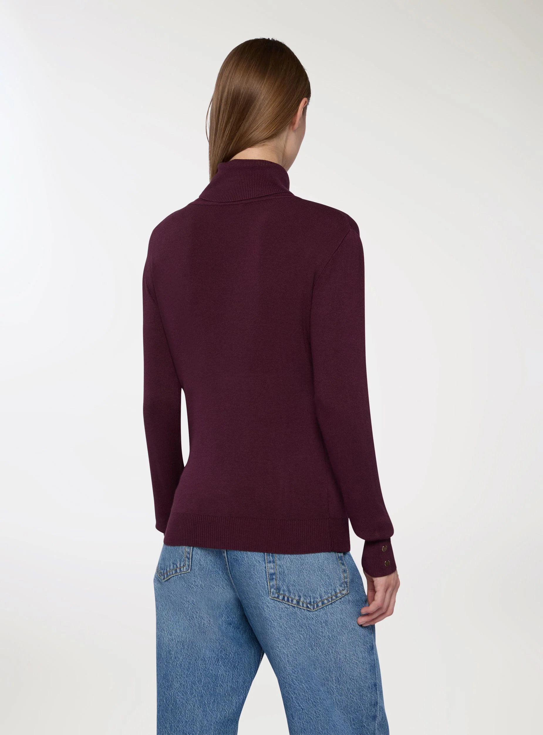 Maglia dolcevita con bottoni - Image 4