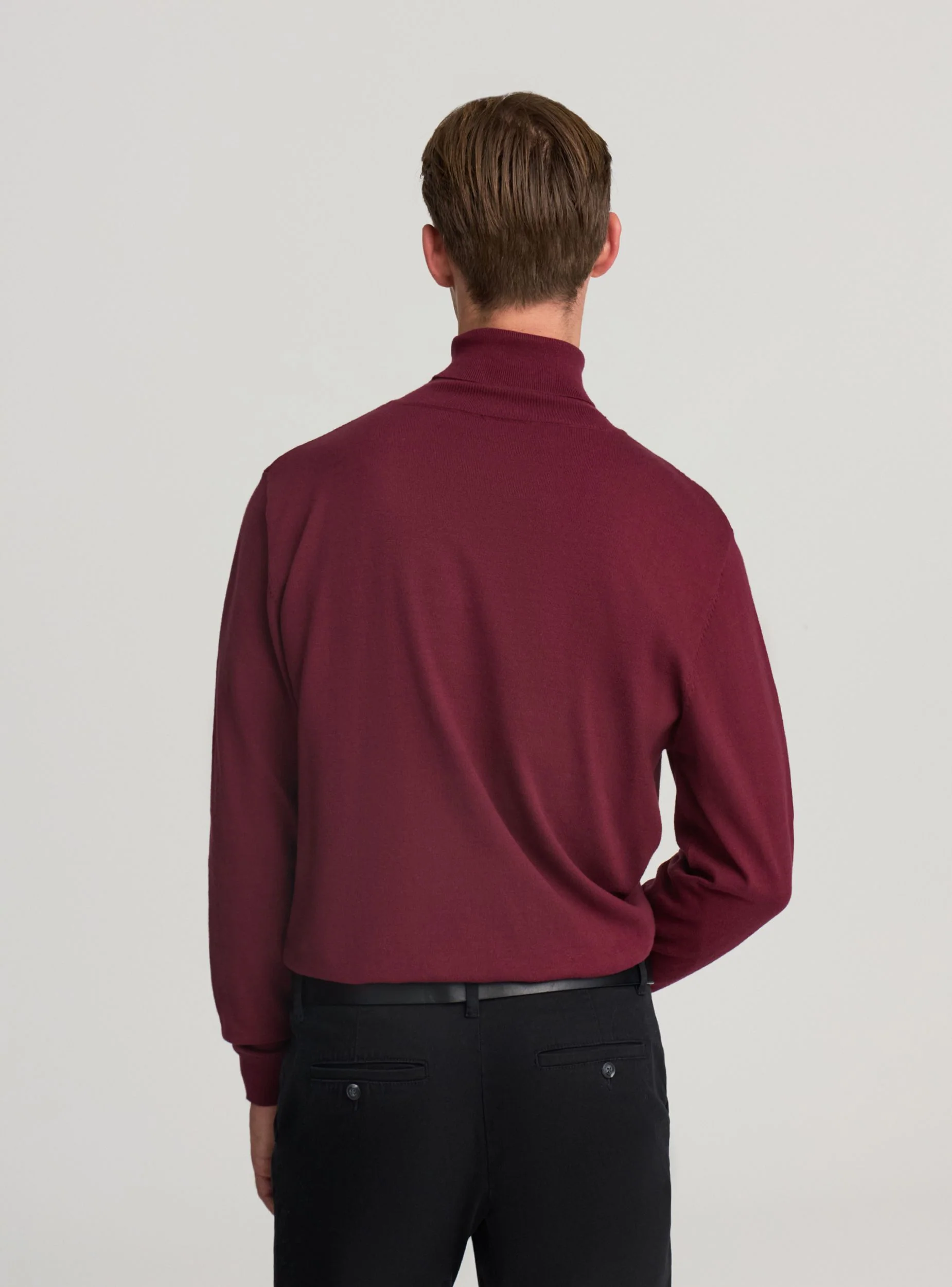 Maglia dolcevita tinta unita
