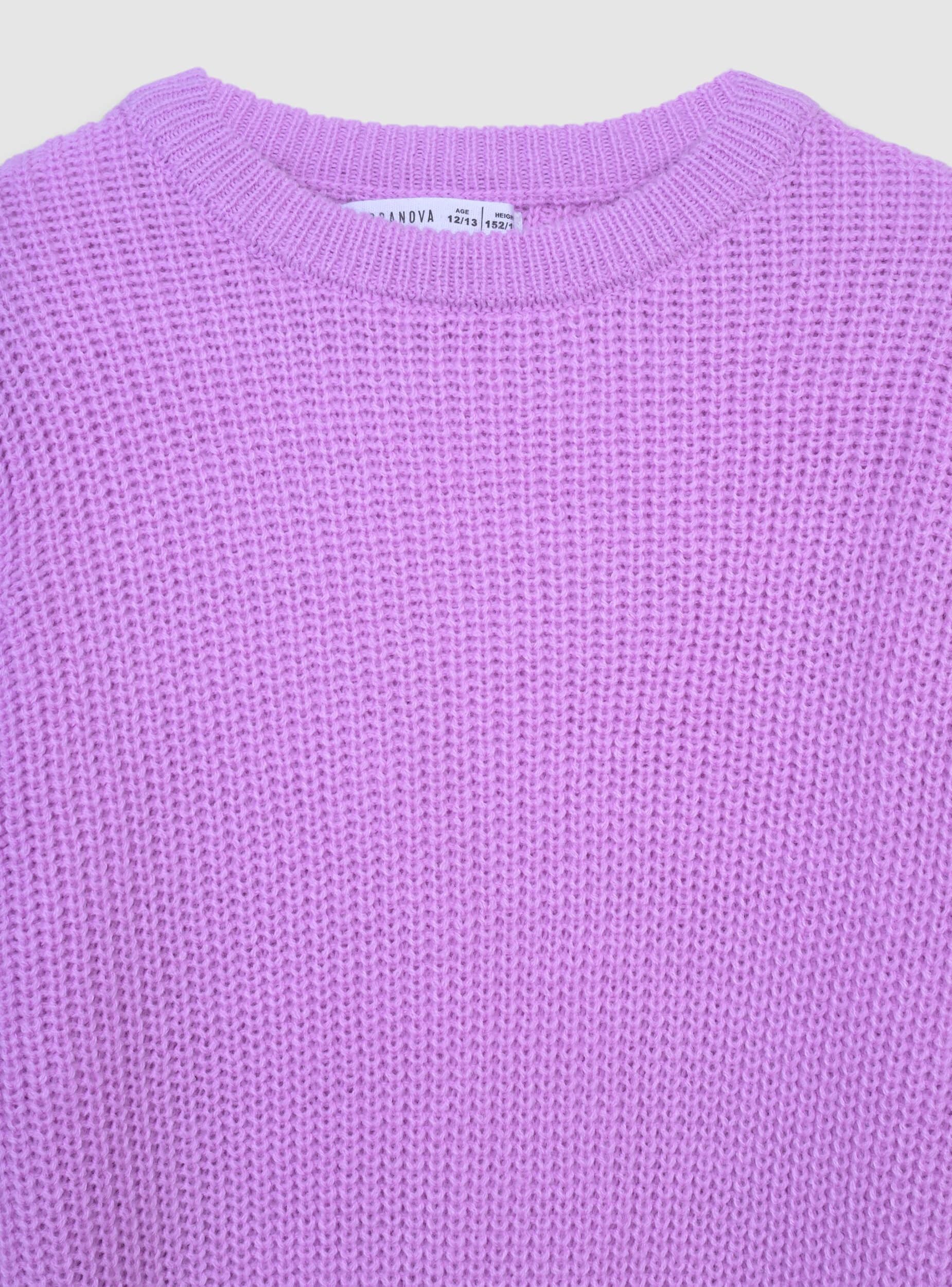 Maglia girocollo a tinta unita - Image 5
