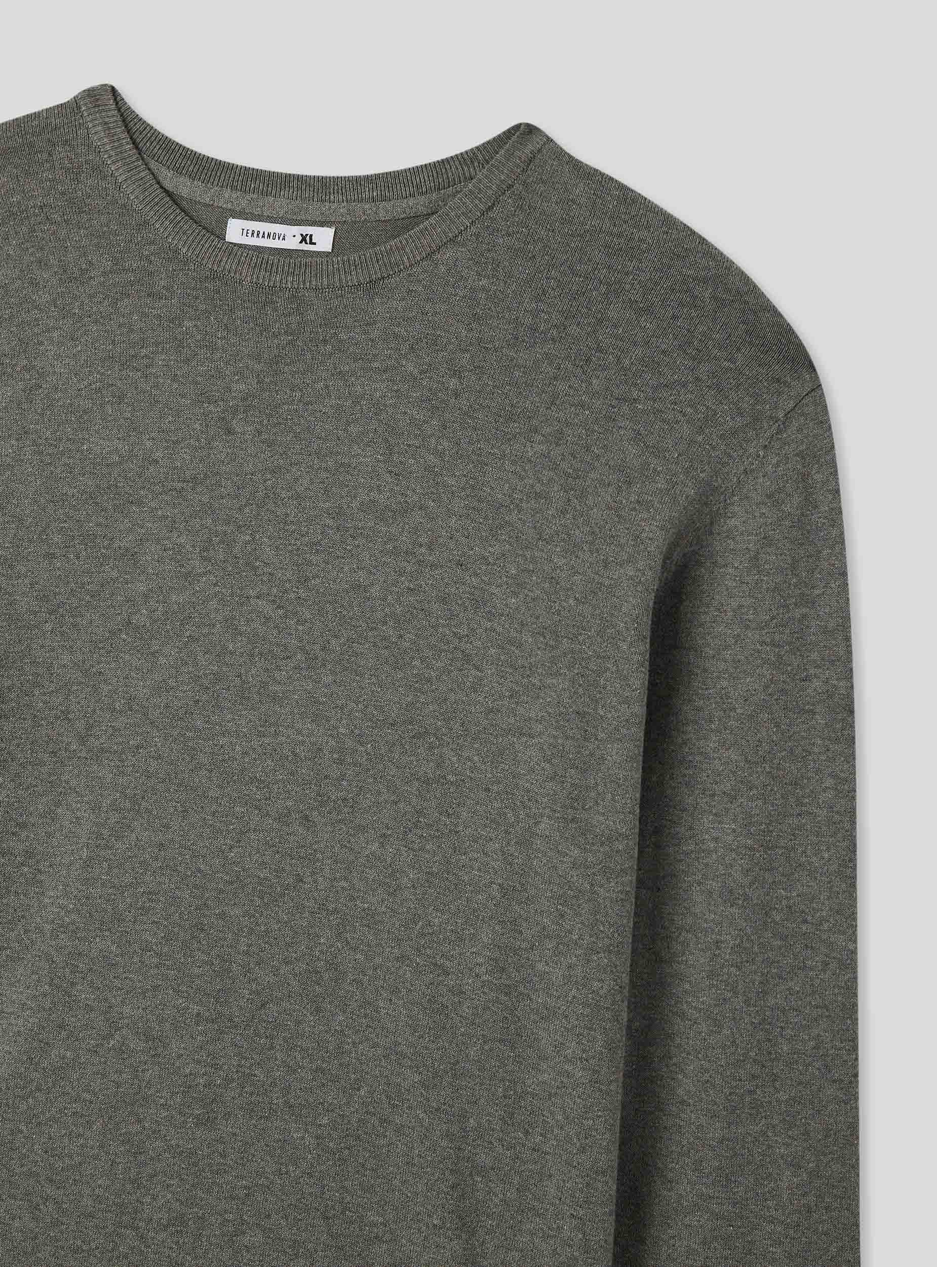 Maglia girocollo a tinta unita - Image 7