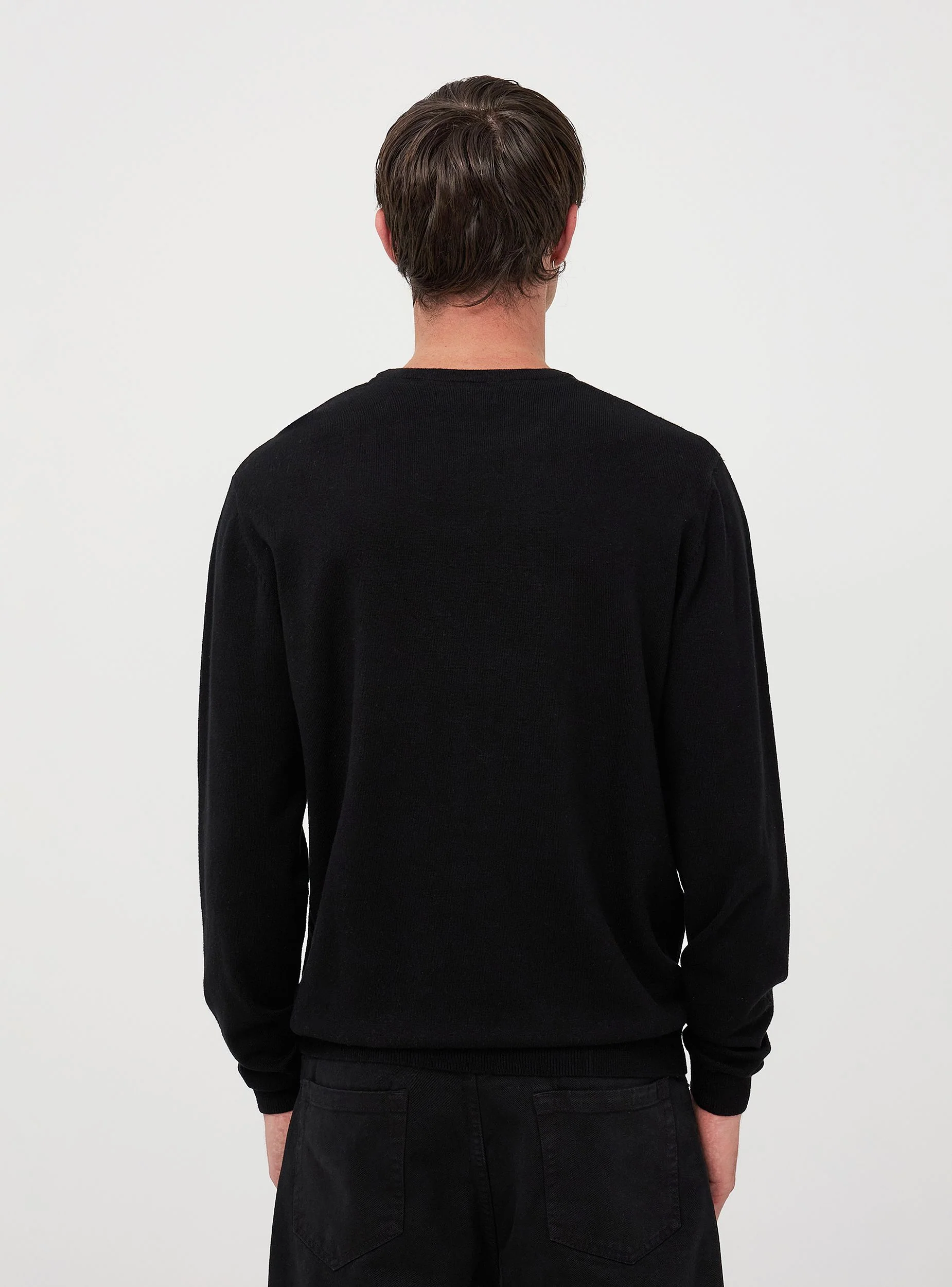 Maglia girocollo a tinta unita - Image 4