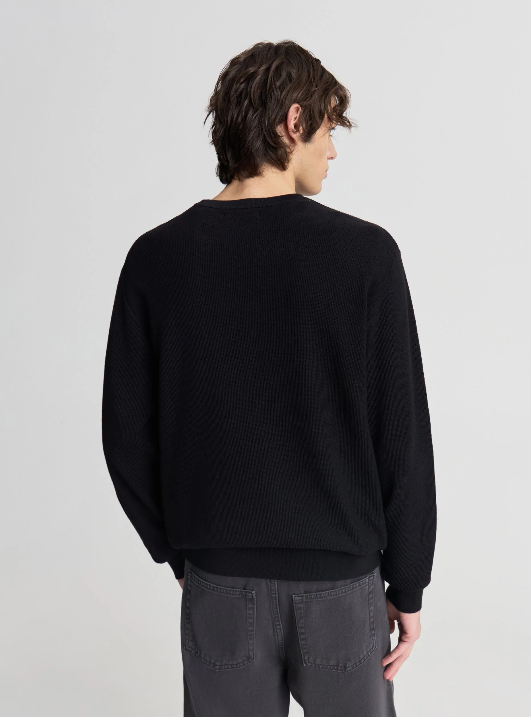 Maglia girocollo a tinta unita - Image 3