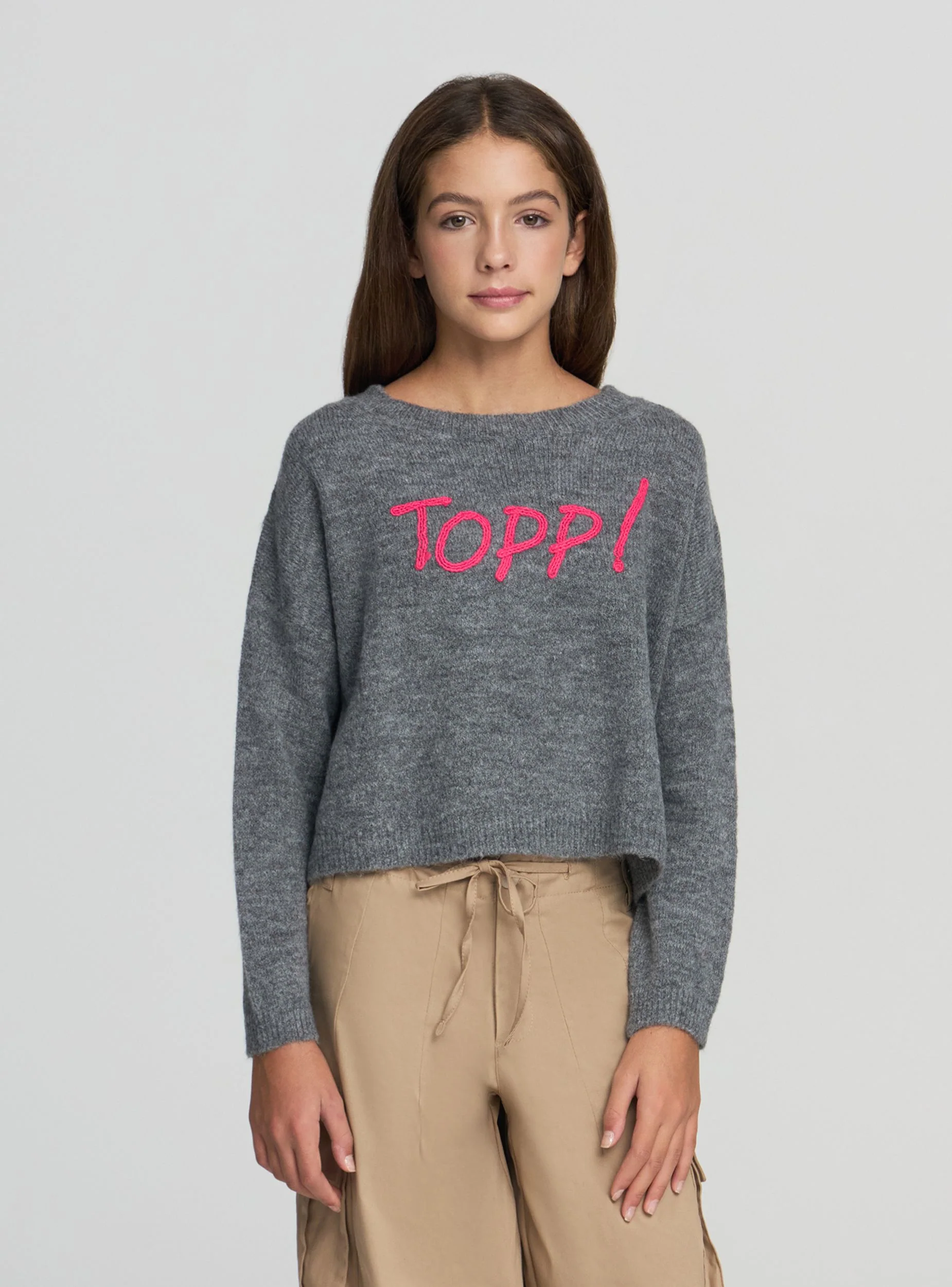 Maglia girocollo con scritta - Image 7