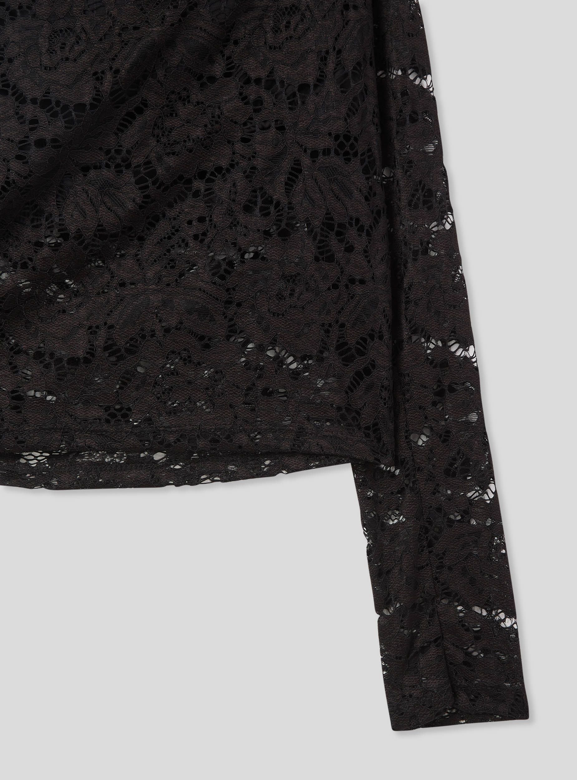Maglia in pizzo con spalle scoperte - Image 6